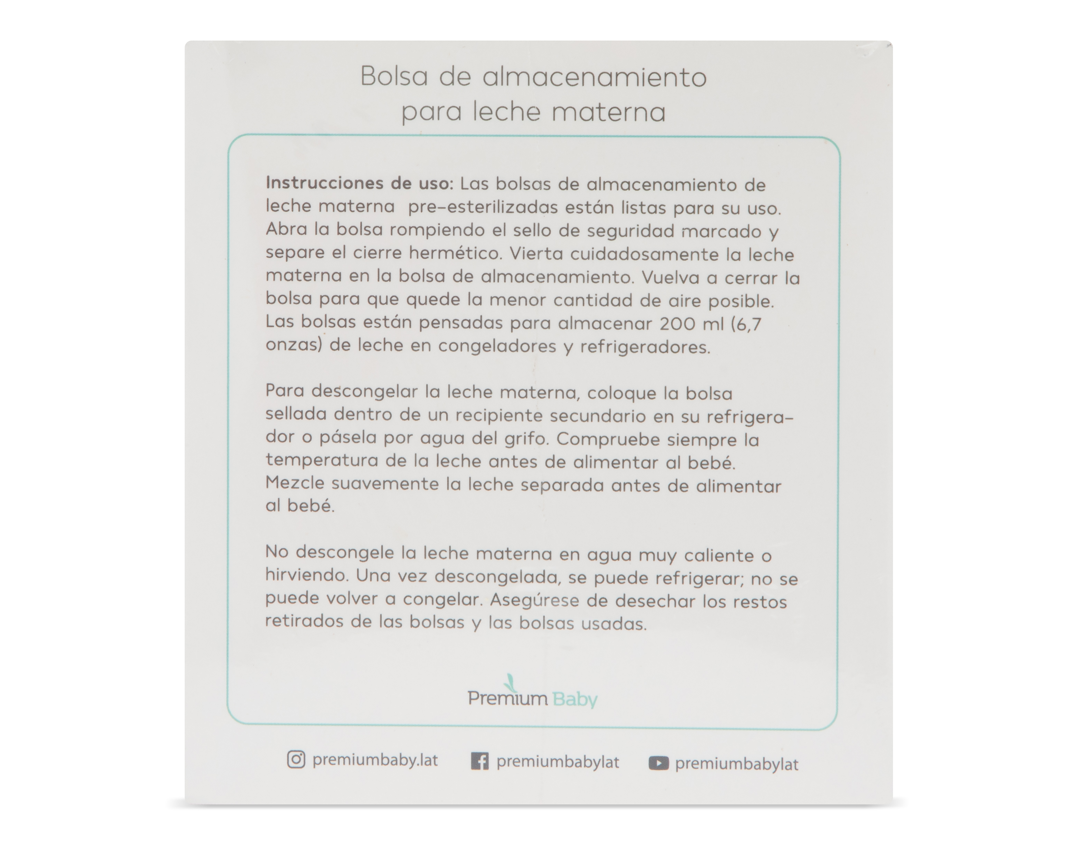 Foto 3 pulgar | Foto 2 | Bolsa de Almacenamiento para Leche Materna Premium Baby 30 Piezas