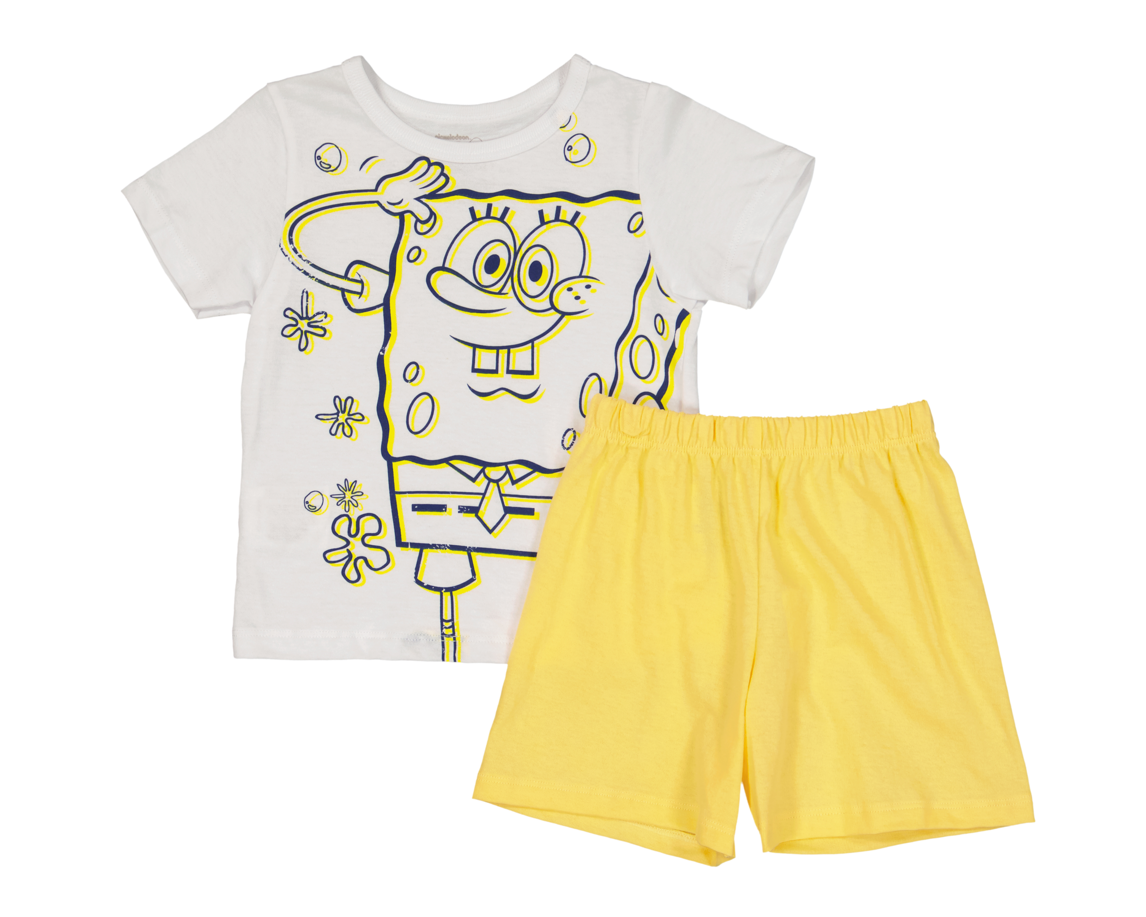 Playera y Short de Algodón para Bebé Niño Bob Esponja