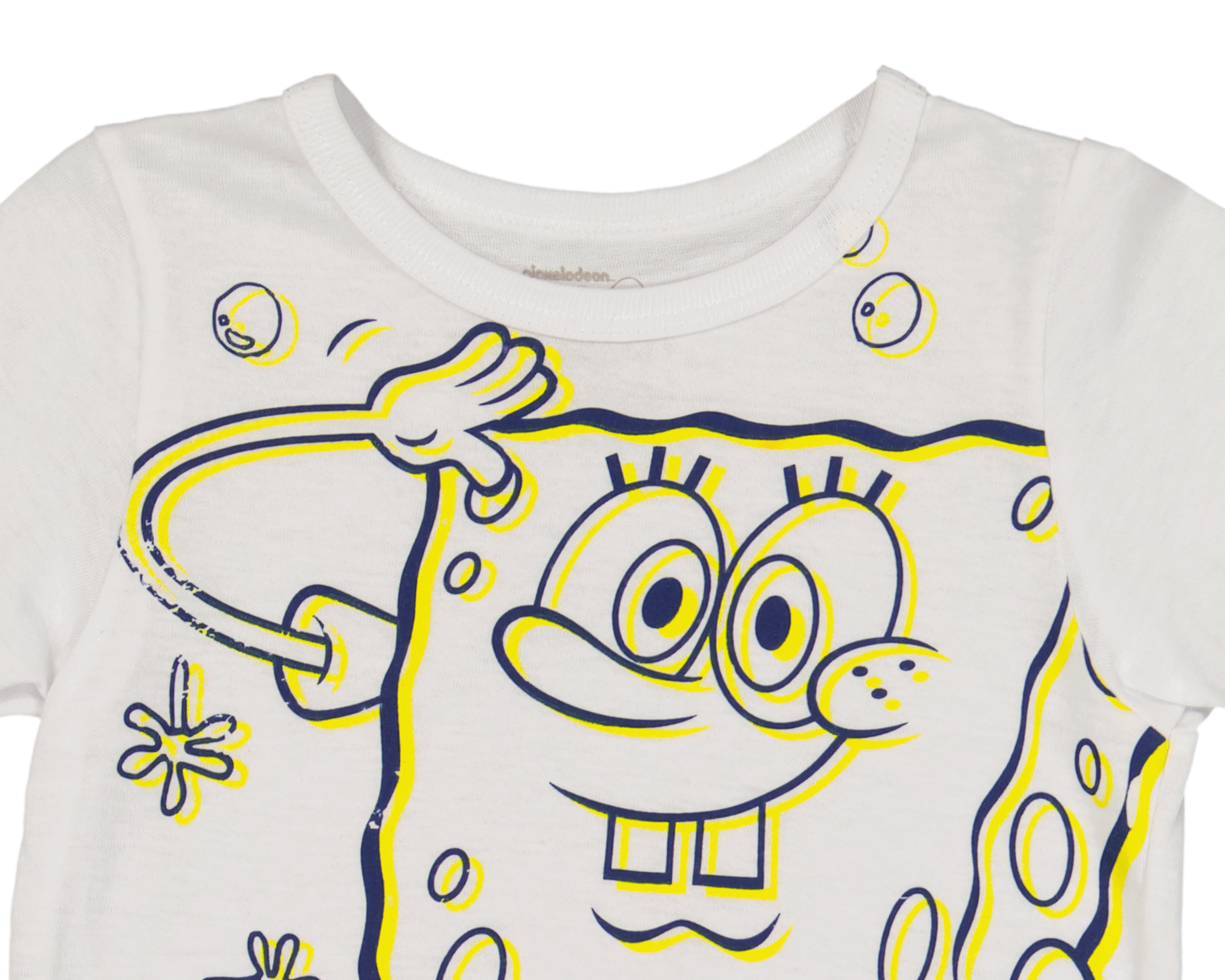 Foto 4 pulgar | Foto 3 | Playera y Short de Algodón para Bebé Niño Bob Esponja