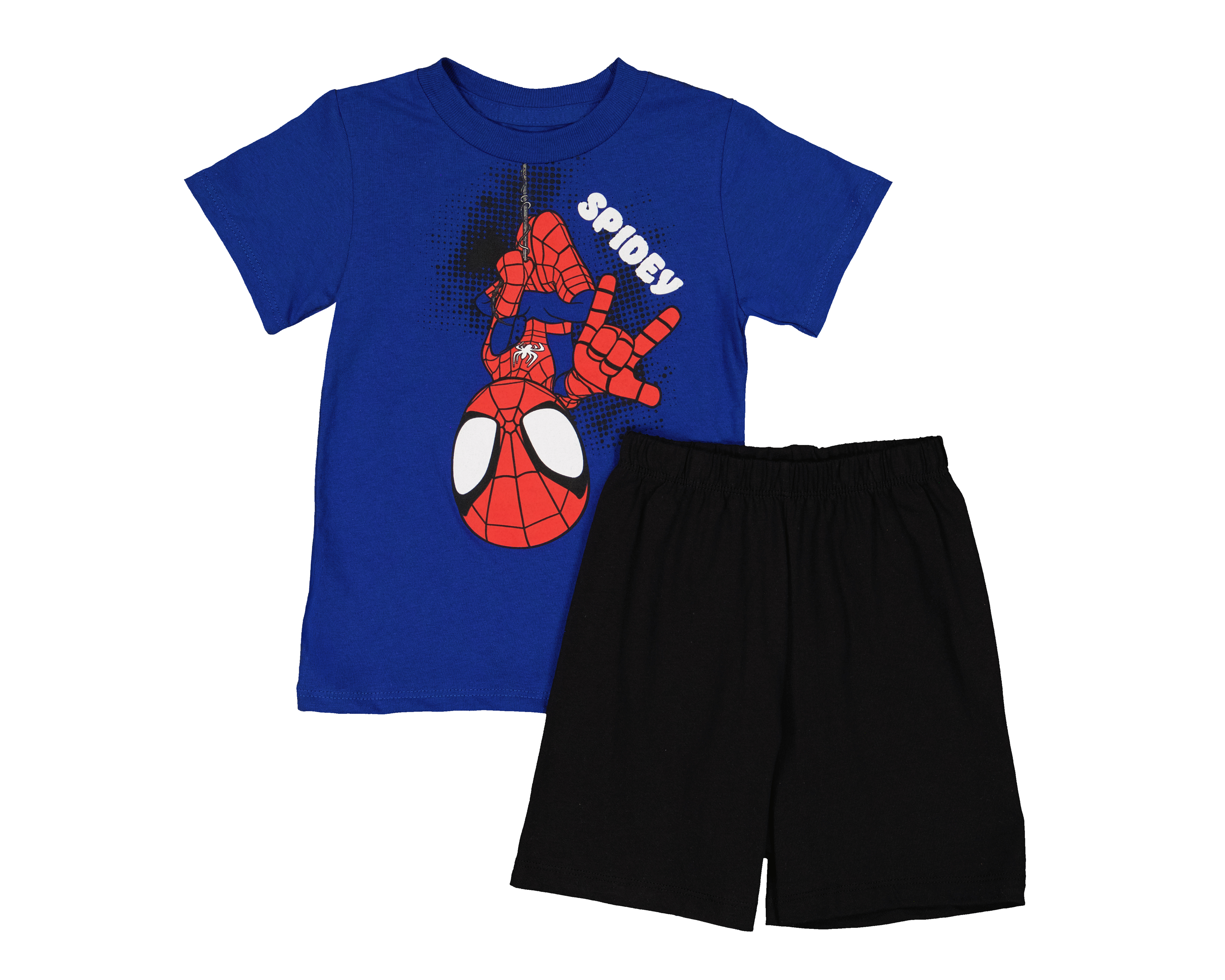 Short y Playera de Algodón Marvel para Bebé Niño