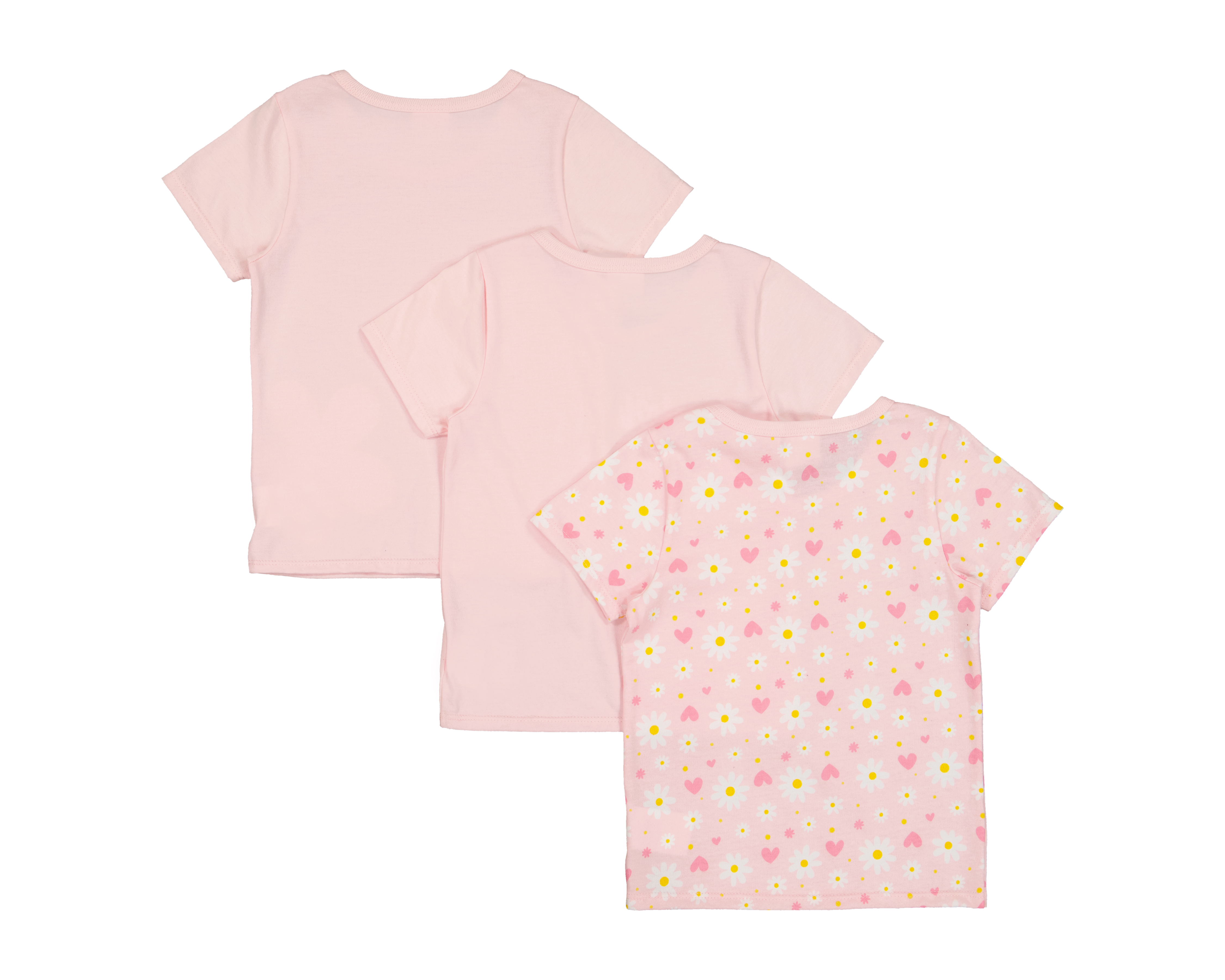 Foto 3 pulgar | Foto 2 | Playera para Bebé Niña Baby Colors Rosa 3 Piezas