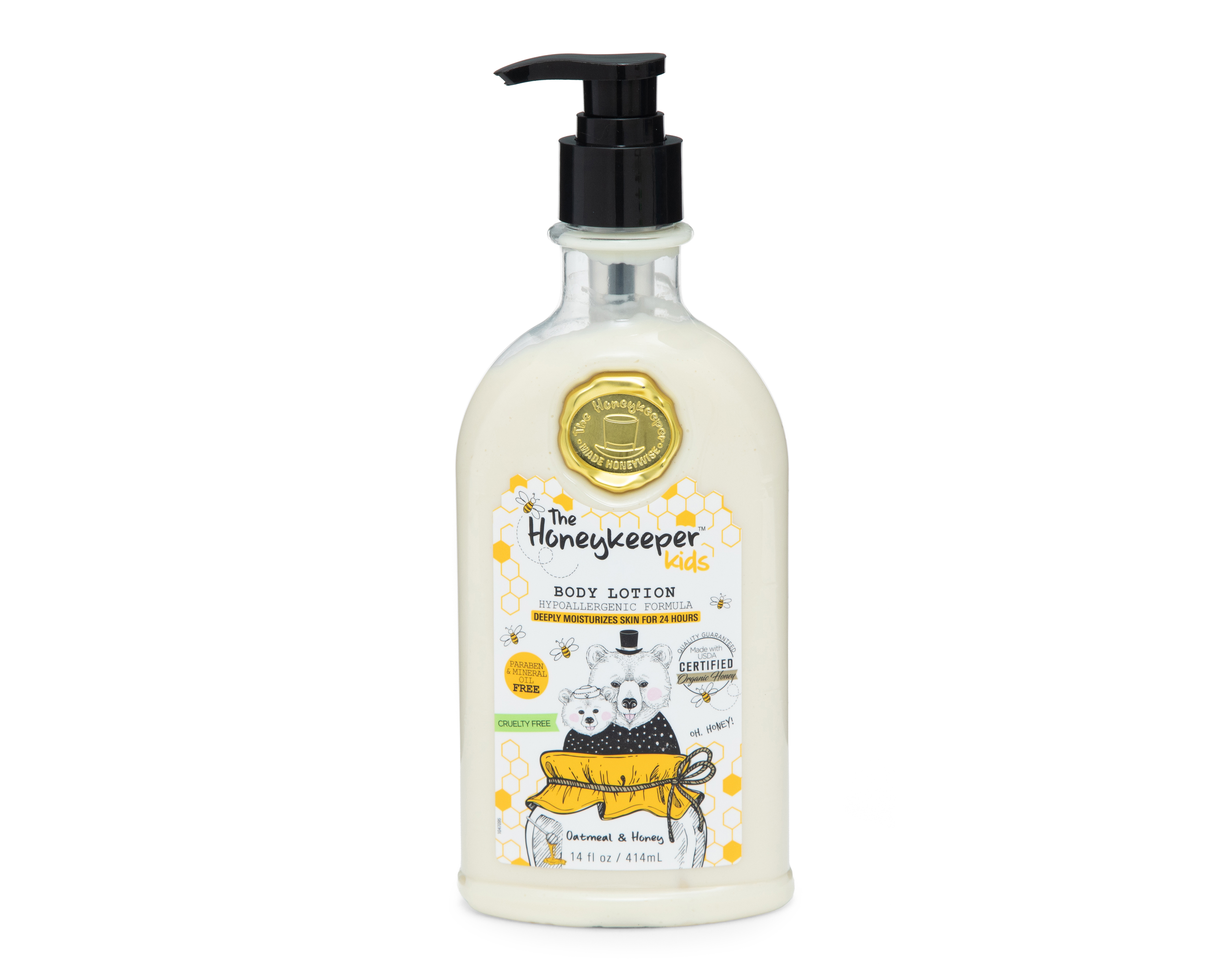 Crema para Bebé The Honeykeeper Hipoalergénico 414 ml