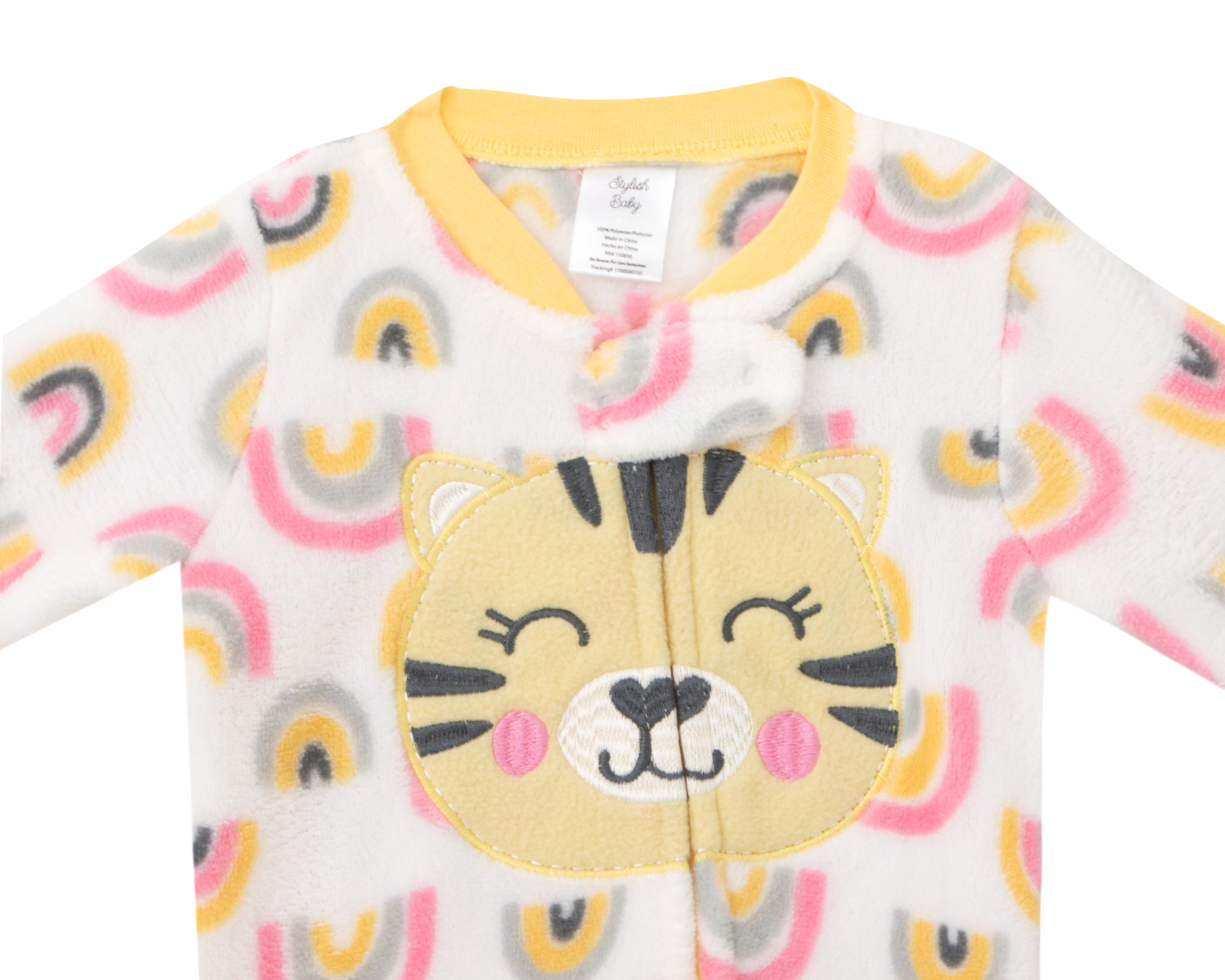 Foto 4 pulgar | Foto 3 | Mameluco para Bebé Niña Stylish Baby Blanco