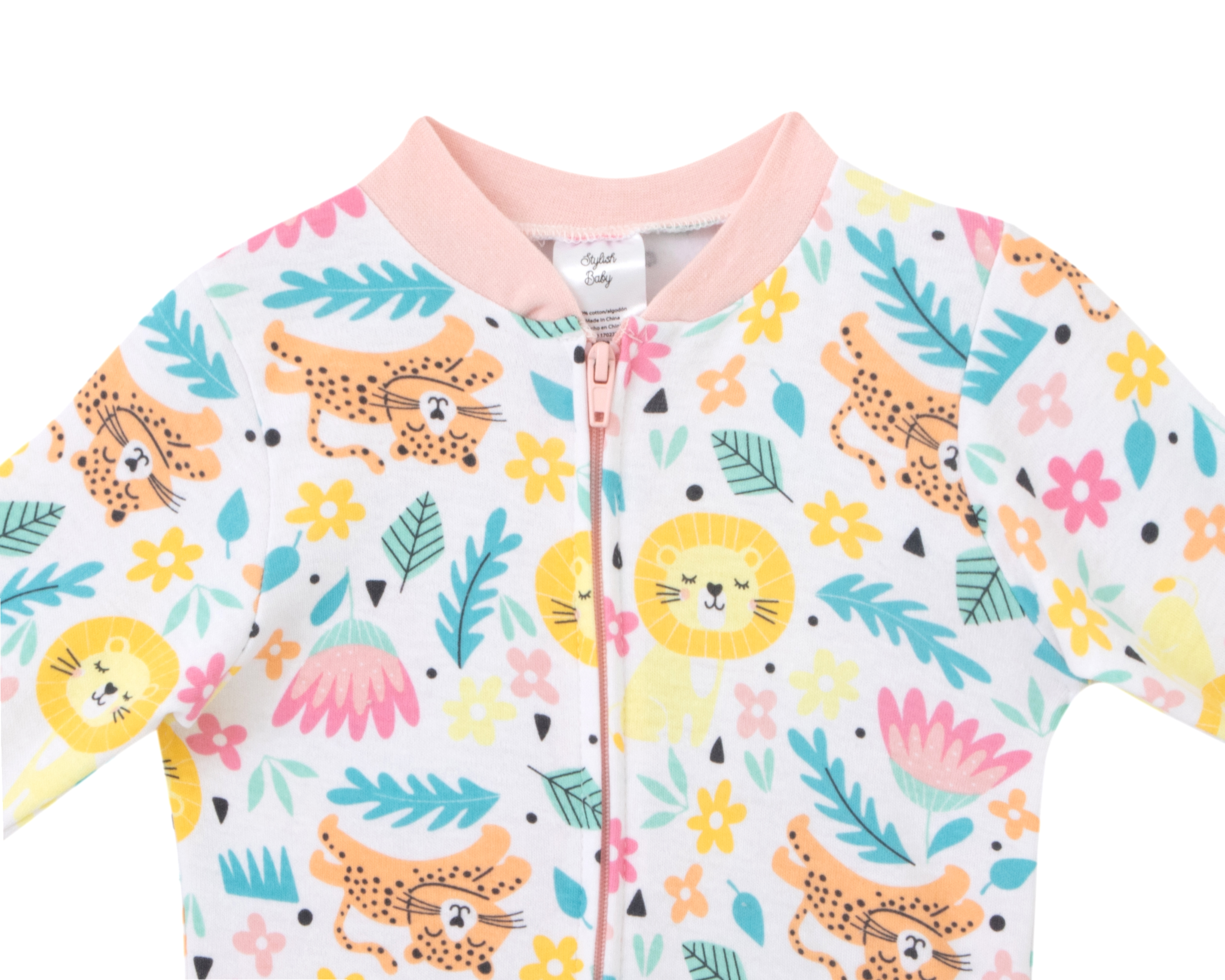 Foto 4 pulgar | Foto 3 | Mameluco para Bebé Niña Stylish Baby de Algodón Multicolor