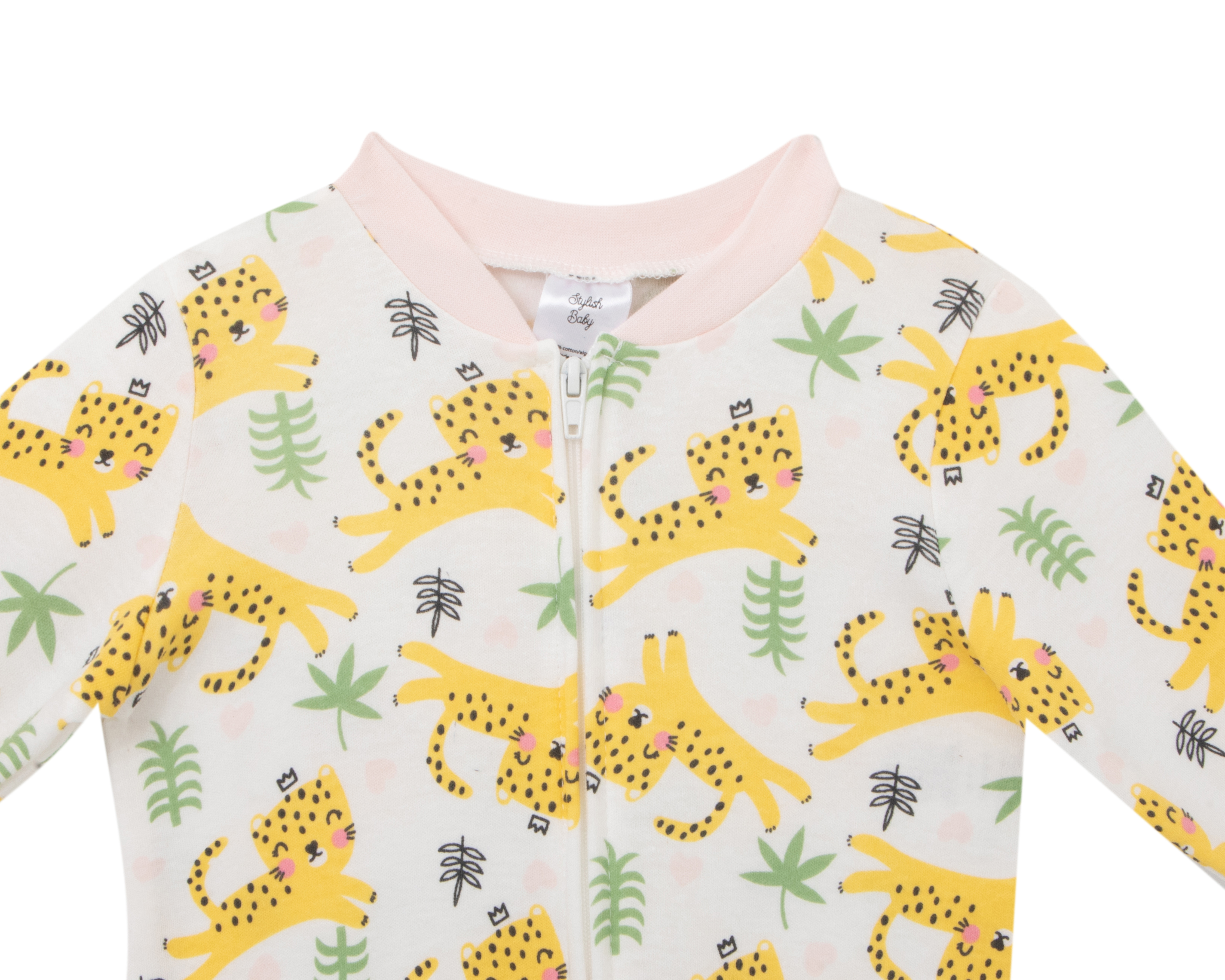 Foto 4 pulgar | Foto 3 | Mameluco para Bebé Niña Stylish Baby de Algodón Blanco