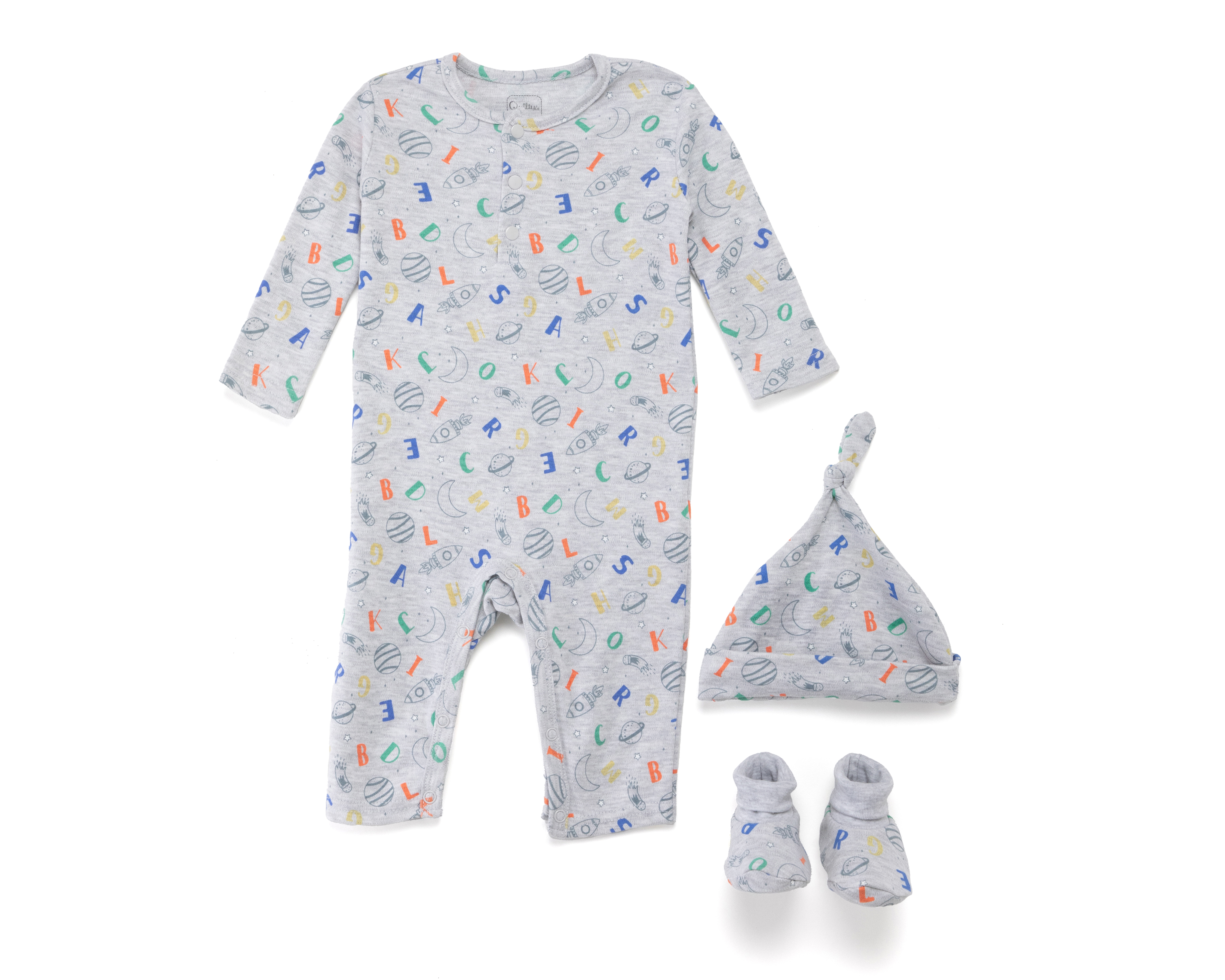 Mameluco para Bebé Niño Quiltex con Gorro y Zapatos