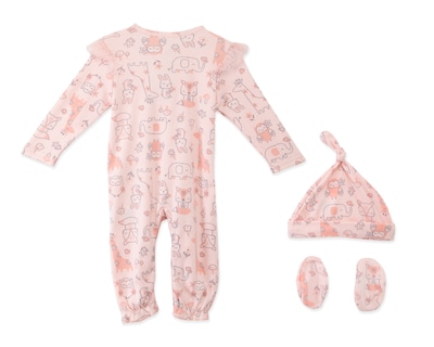 Foto 2 | Foto 2 | Mameluco para Niña Quiltex con Accesorios