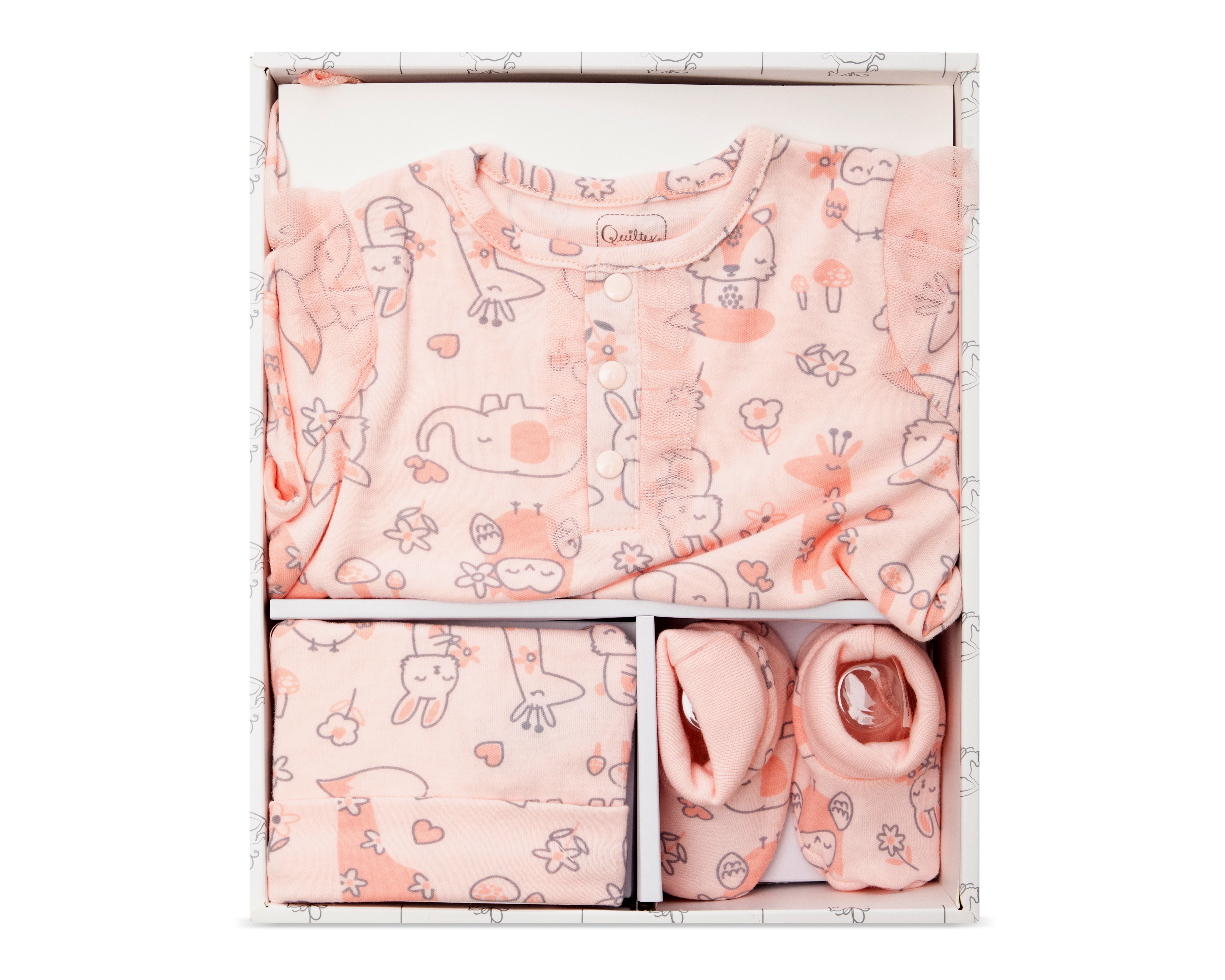 Foto 8 pulgar | Foto 7 | Mameluco para Niña Quiltex con Accesorios