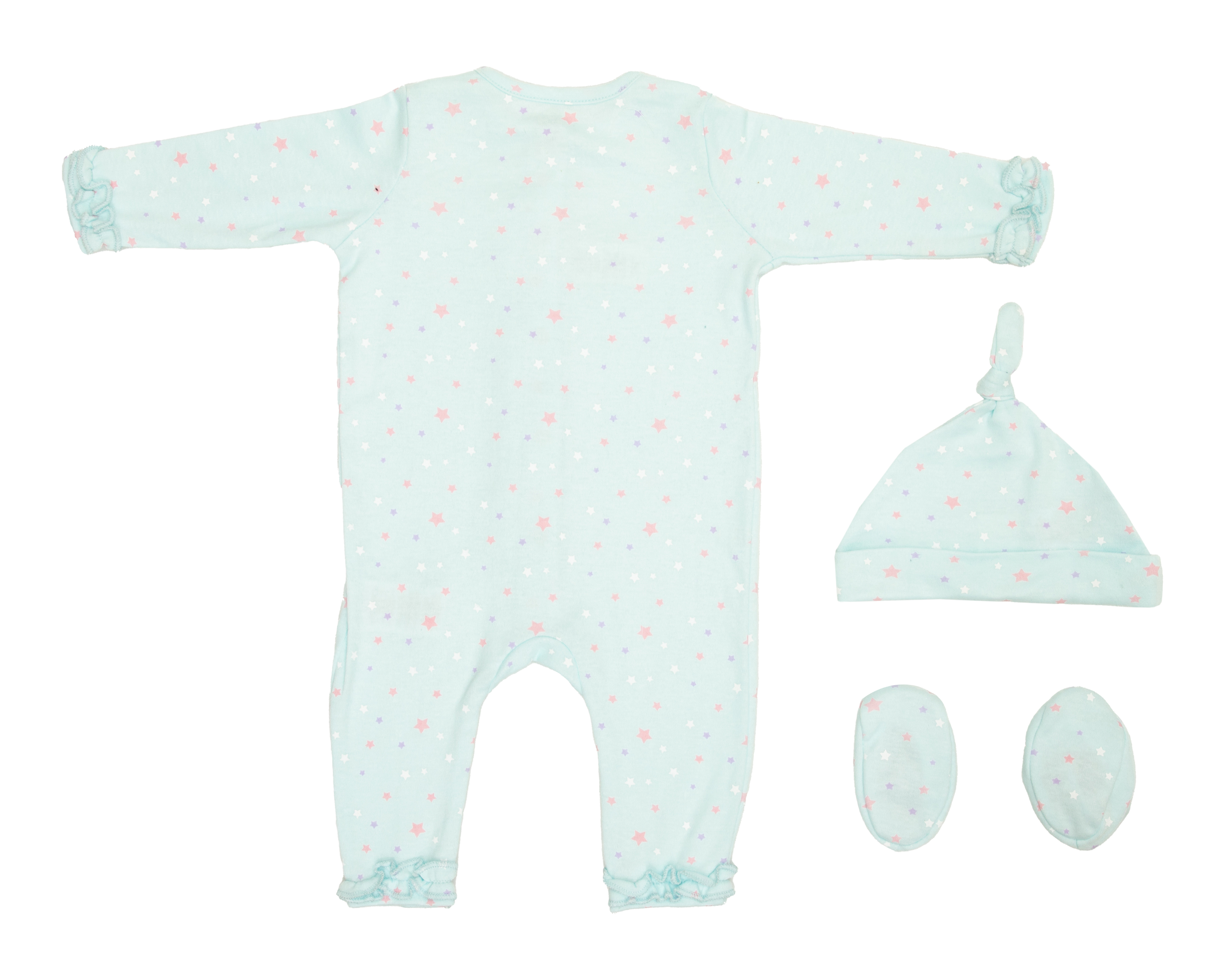 Foto 3 pulgar | Foto 2 | Mameluco para Bebé Quiltex con Gorro y Zapatos