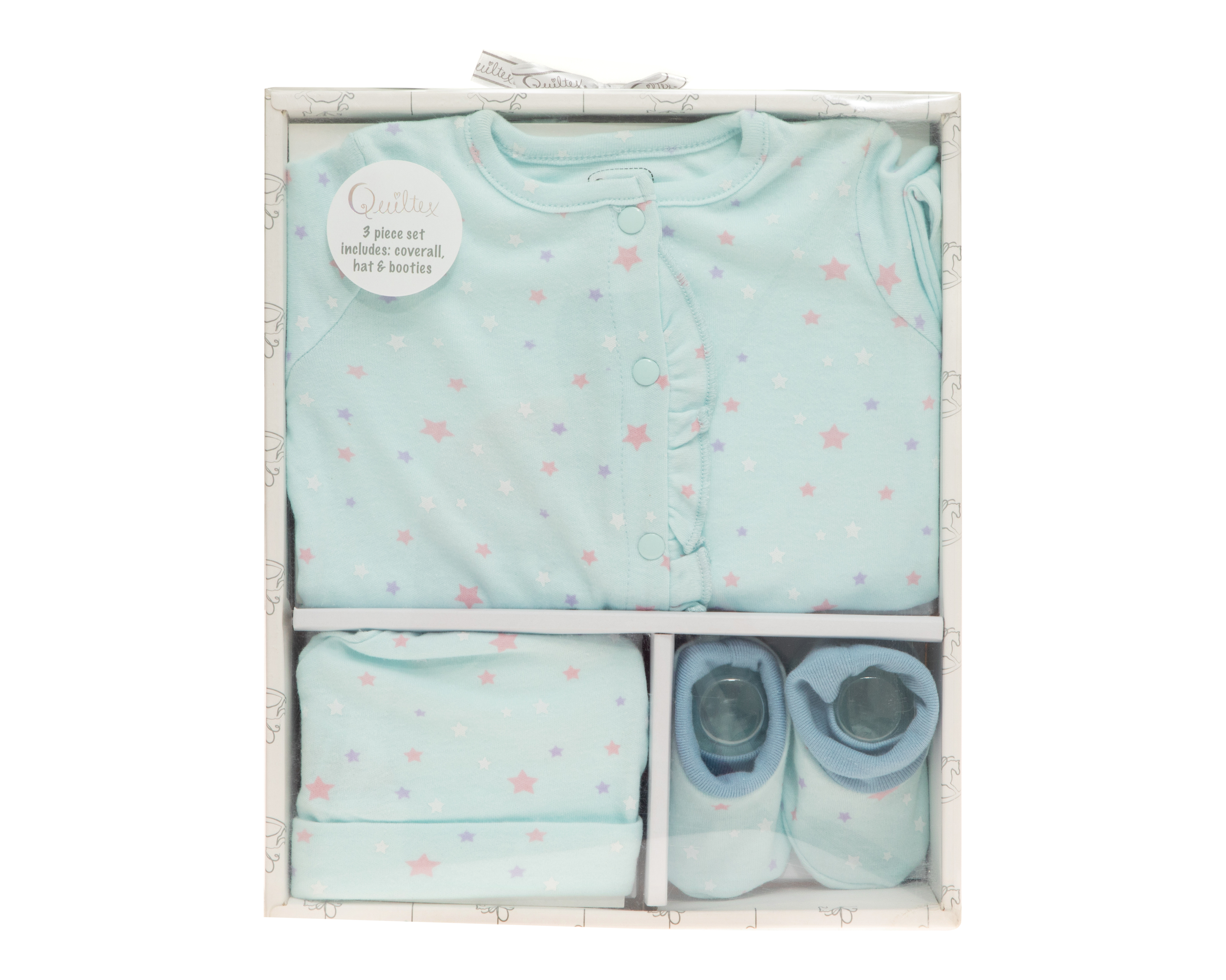 Foto 8 pulgar | Foto 7 | Mameluco para Bebé Quiltex con Gorro y Zapatos