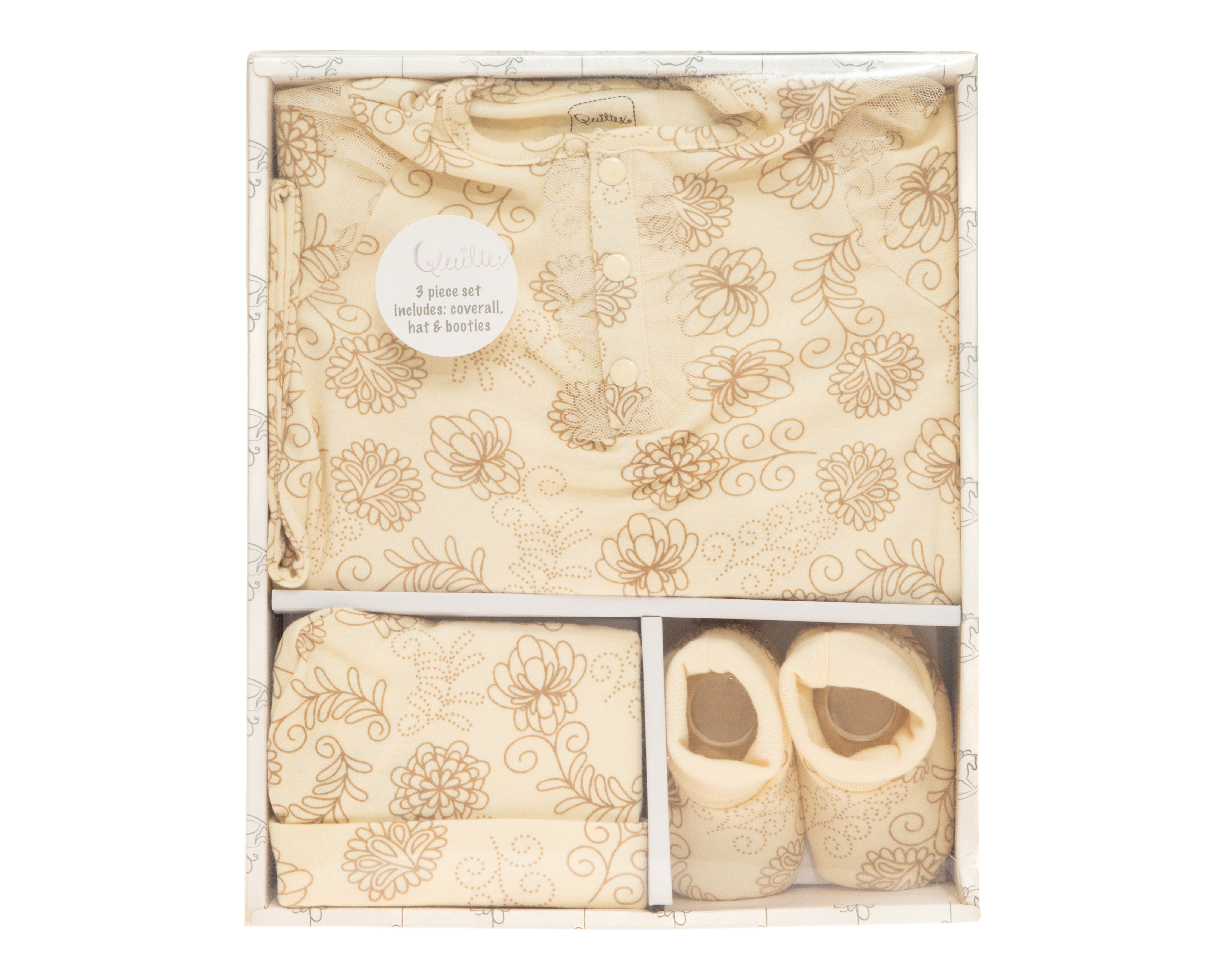 Foto 7 | Foto 7 | Set de Mameluco para Bebé Niña Quiltex con Estampado