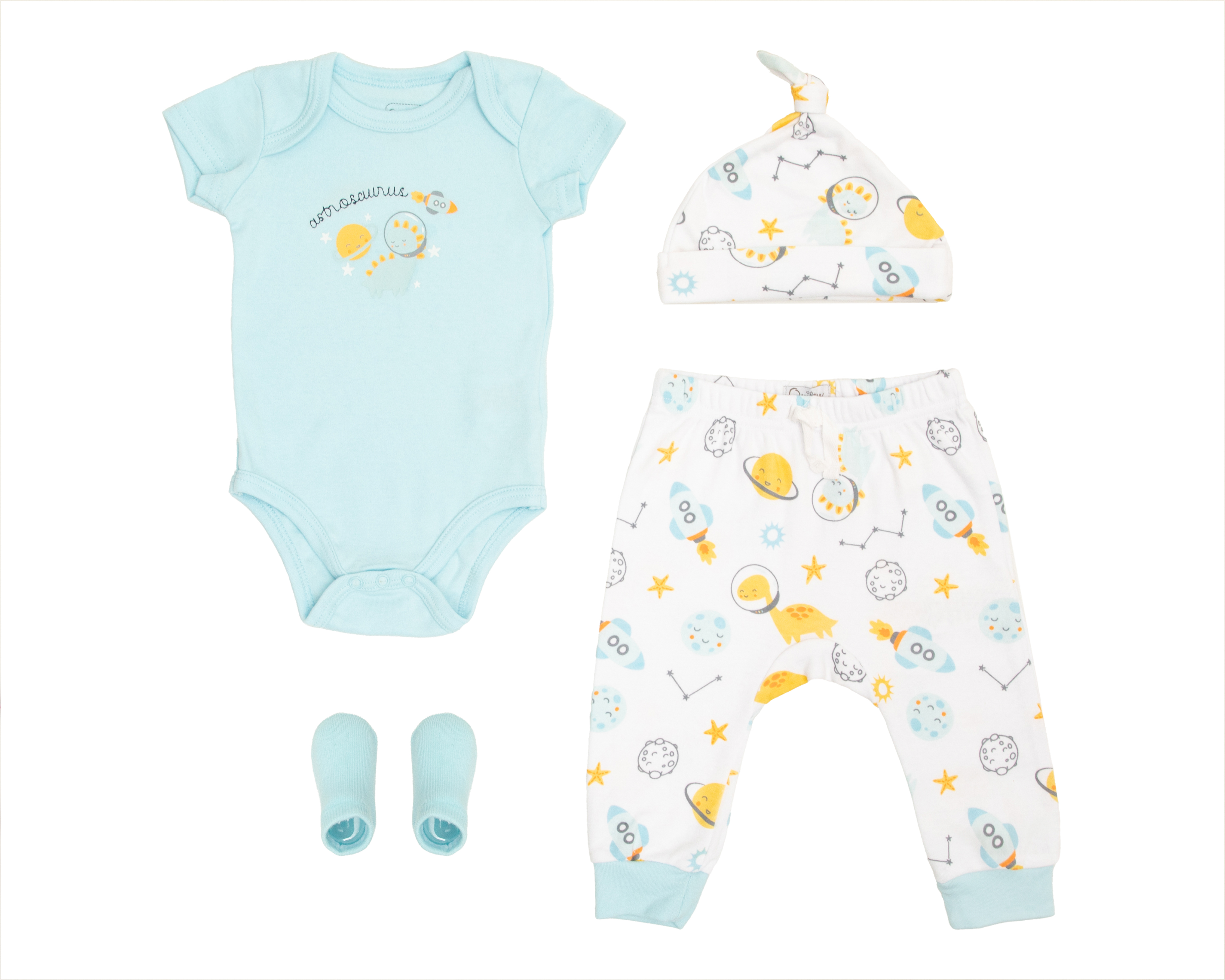 Conjunto para Bebé Niño Quiltex 4 Piezas