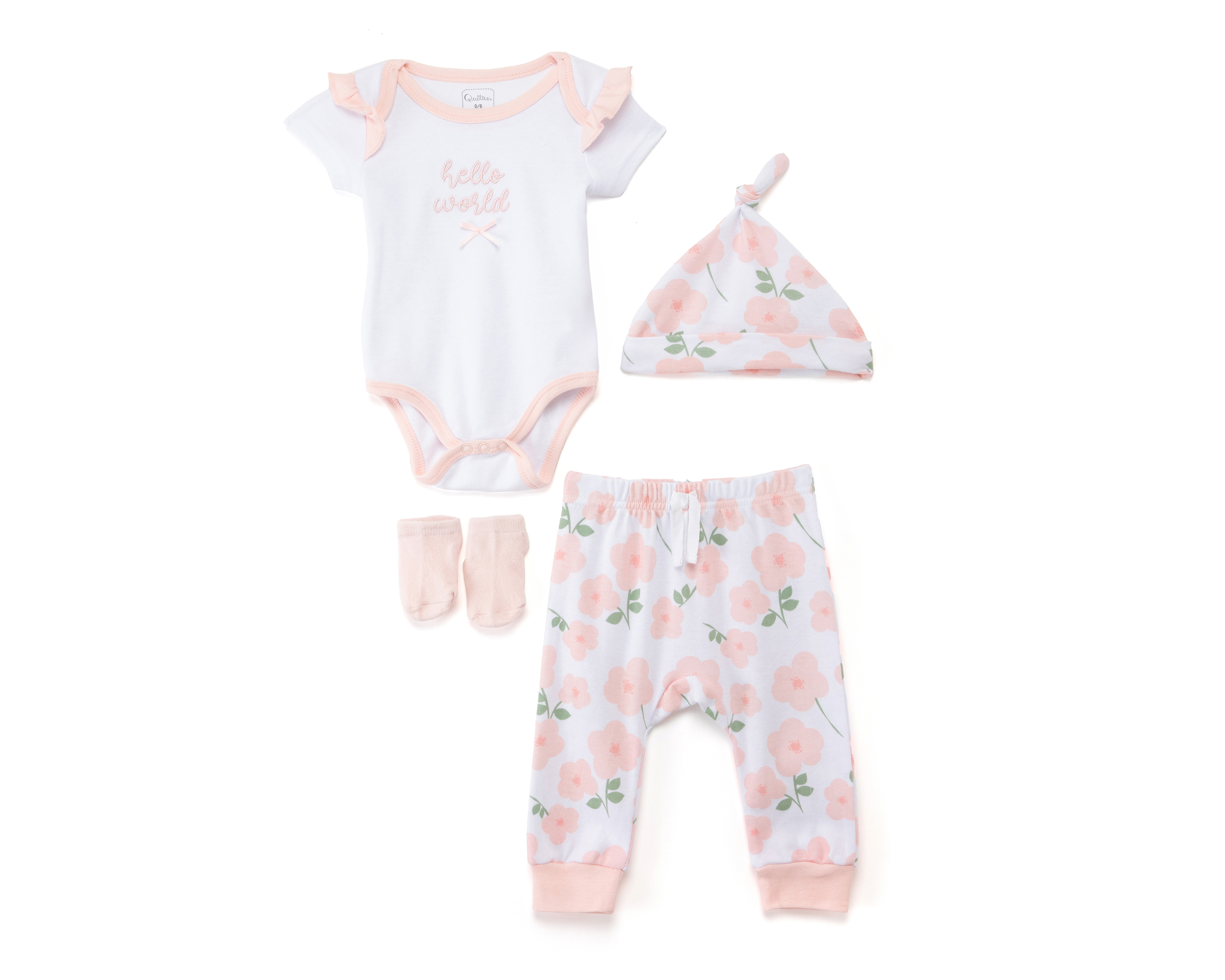 Pañalero para Bebé Niña Quiltex con Accesorios