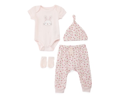 Foto 1 | Foto 1 | Conjunto para Bebé Niña Quiltex 4 Piezas