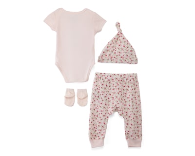 Foto 2 | Foto 2 | Conjunto para Bebé Niña Quiltex 4 Piezas