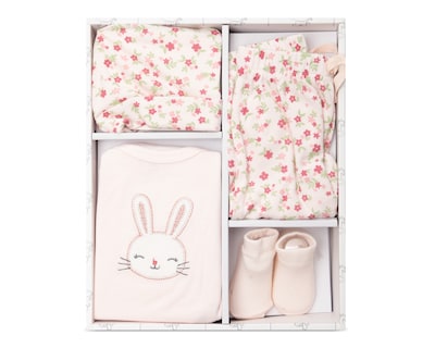 Foto 7 | Foto 7 | Conjunto para Bebé Niña Quiltex 4 Piezas