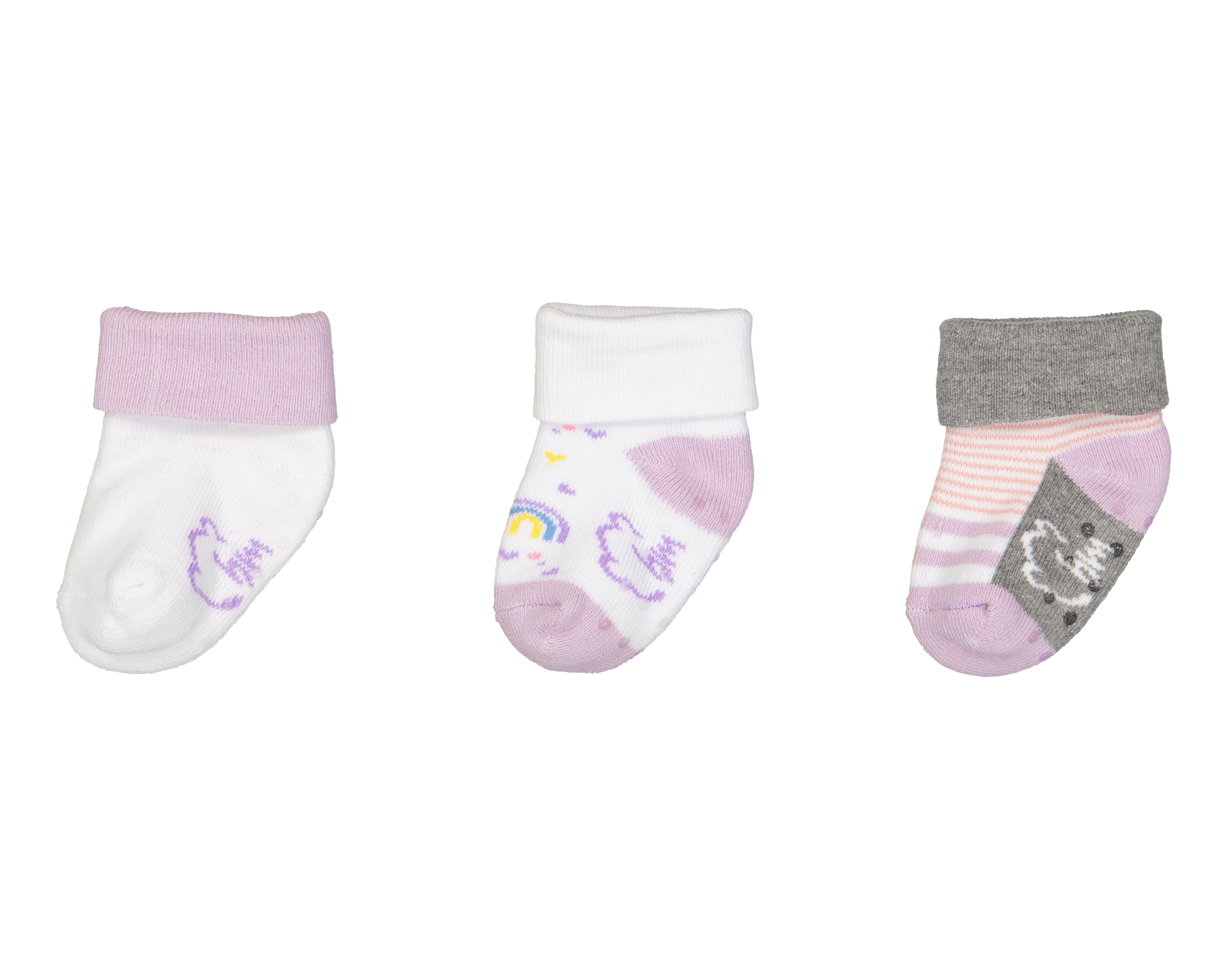 Calcetines para Bebé Niña Baby Mink 3 Pares