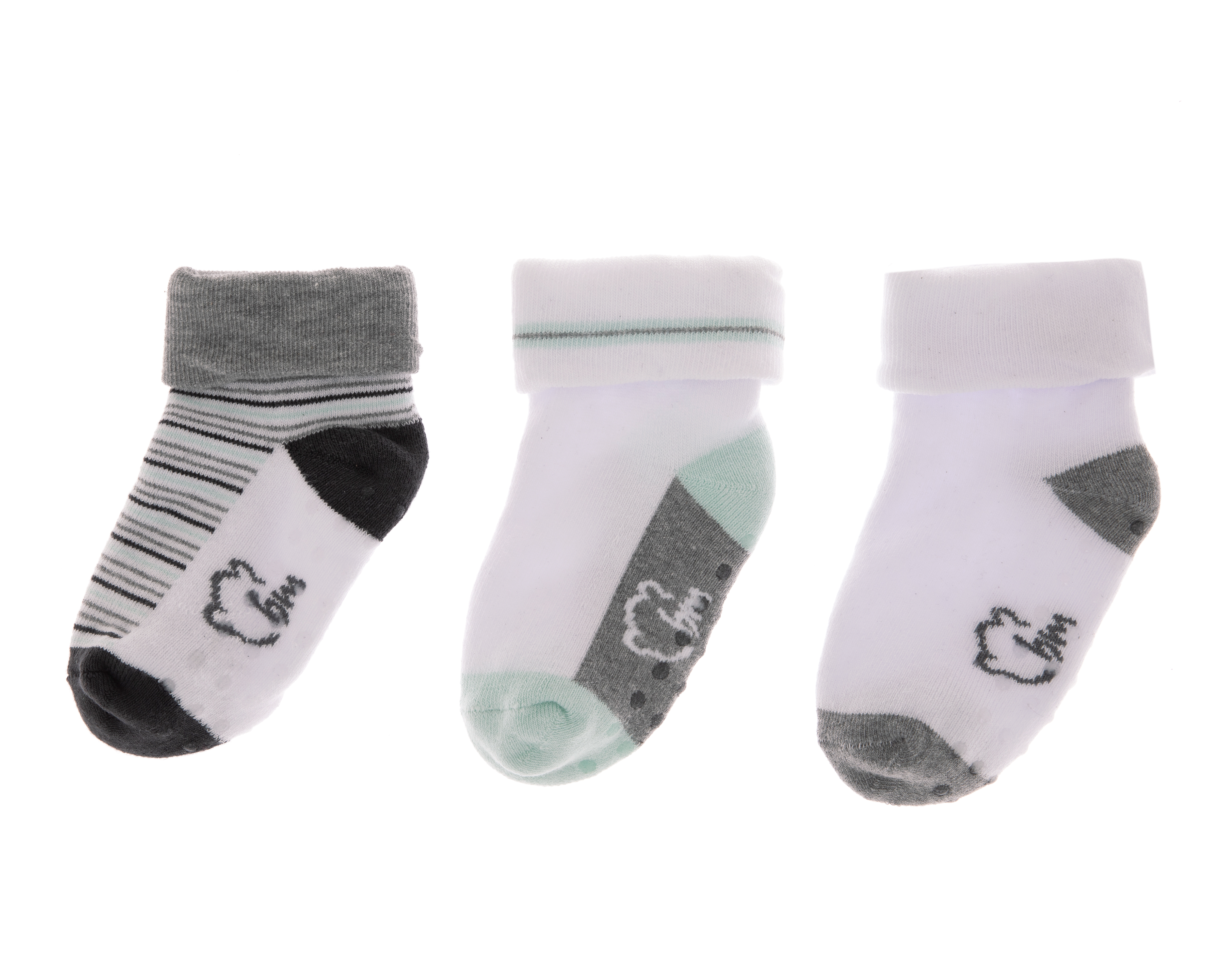 Calcetines para Bebé Niño Baby Mink 3 Piezas