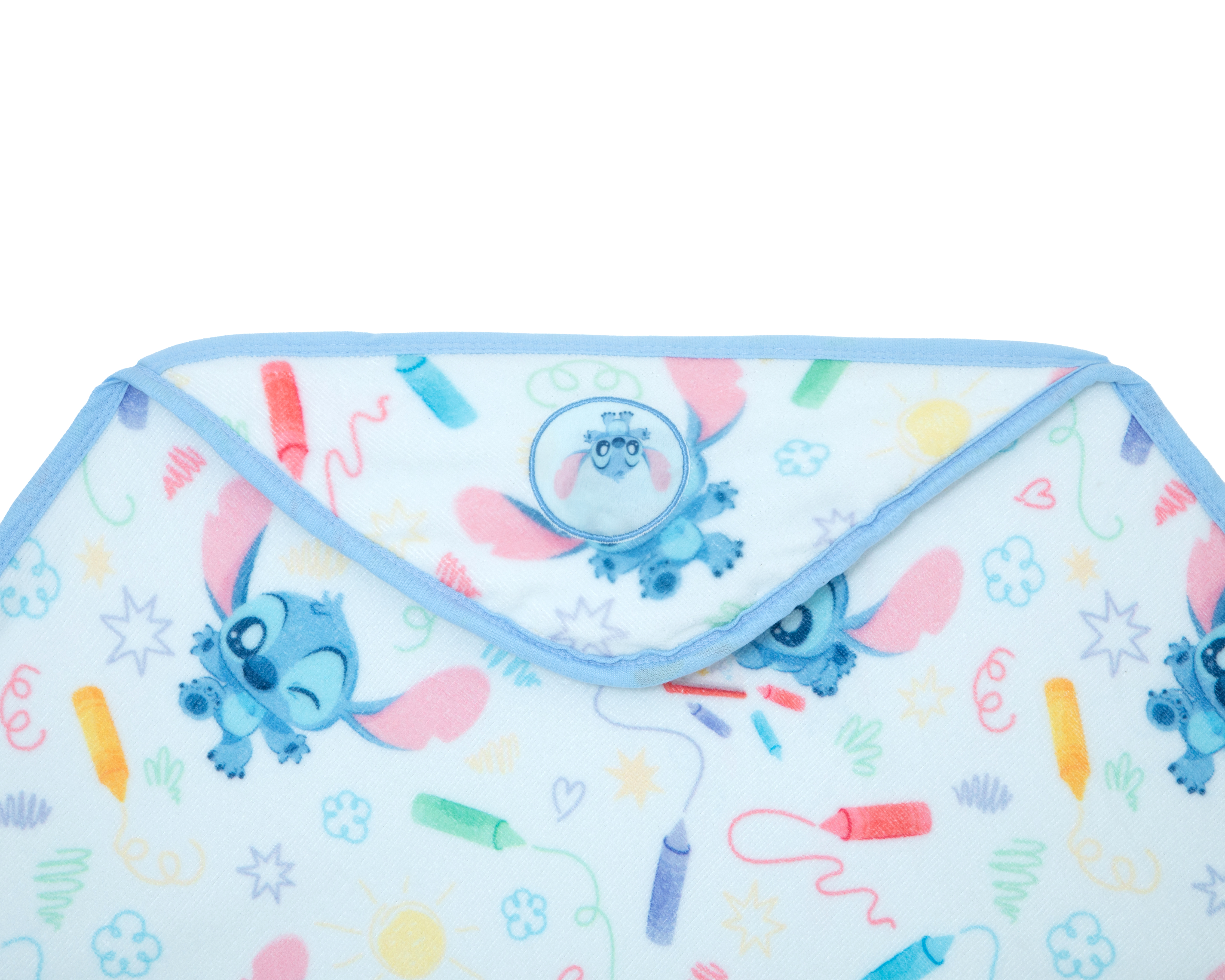 Foto 4 pulgar | Foto 3 | Toalla con Capucha para Bebé Disney Lilo & Stitch