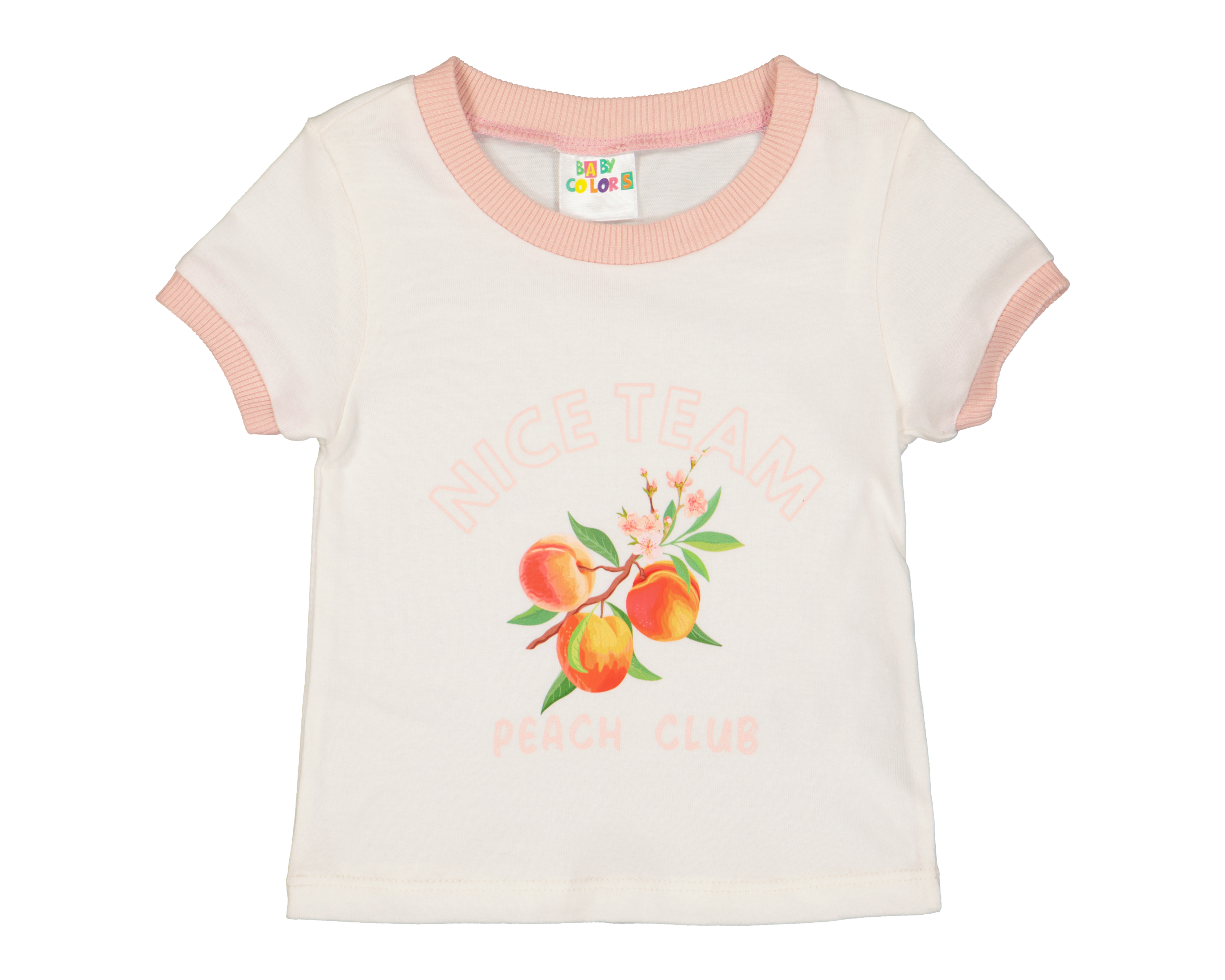 Foto 2 pulgar | Foto 1 | Playera para Bebé Niña Baby Colors Marfil