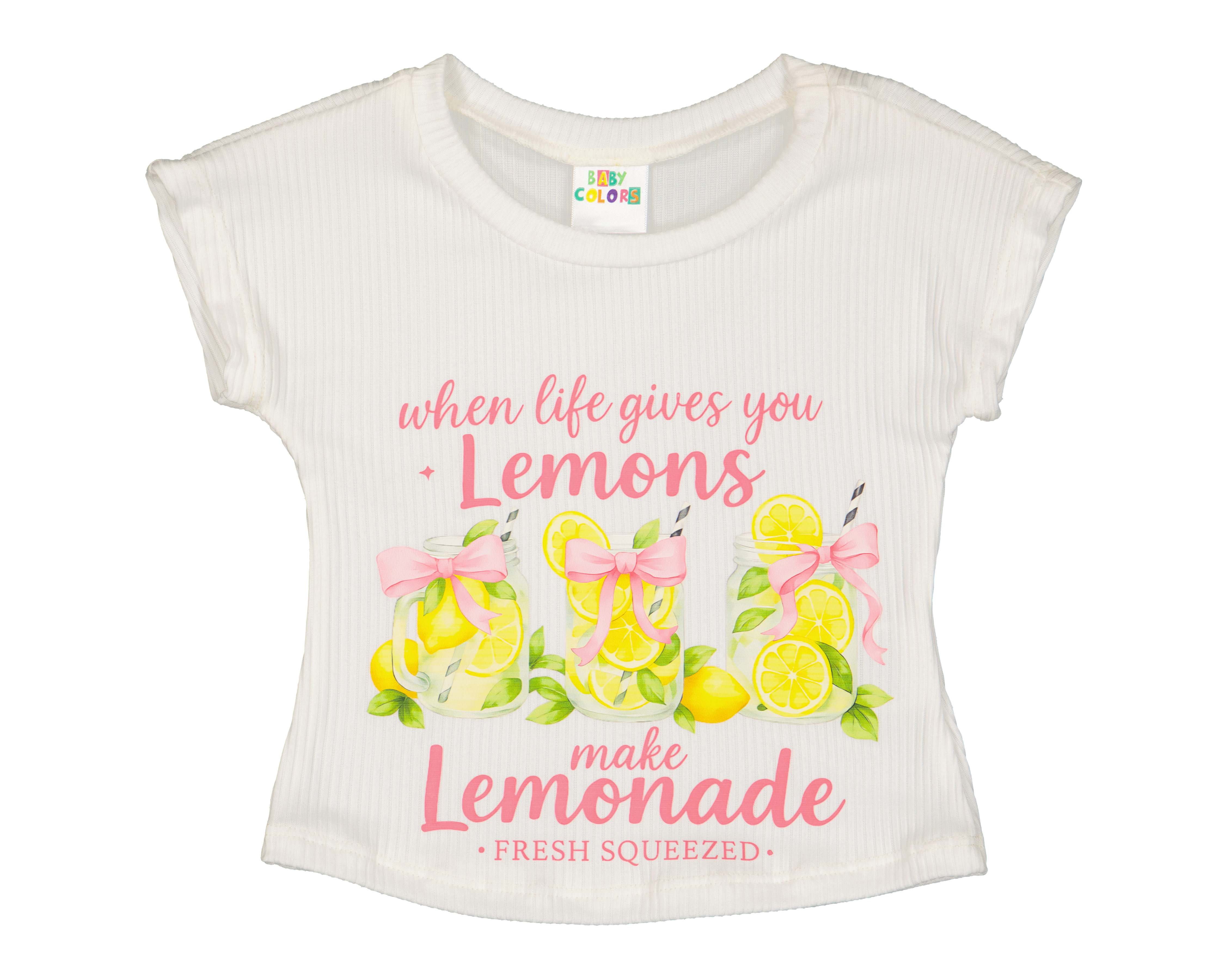 Playera para Bebé Niña Baby Colors Marfil