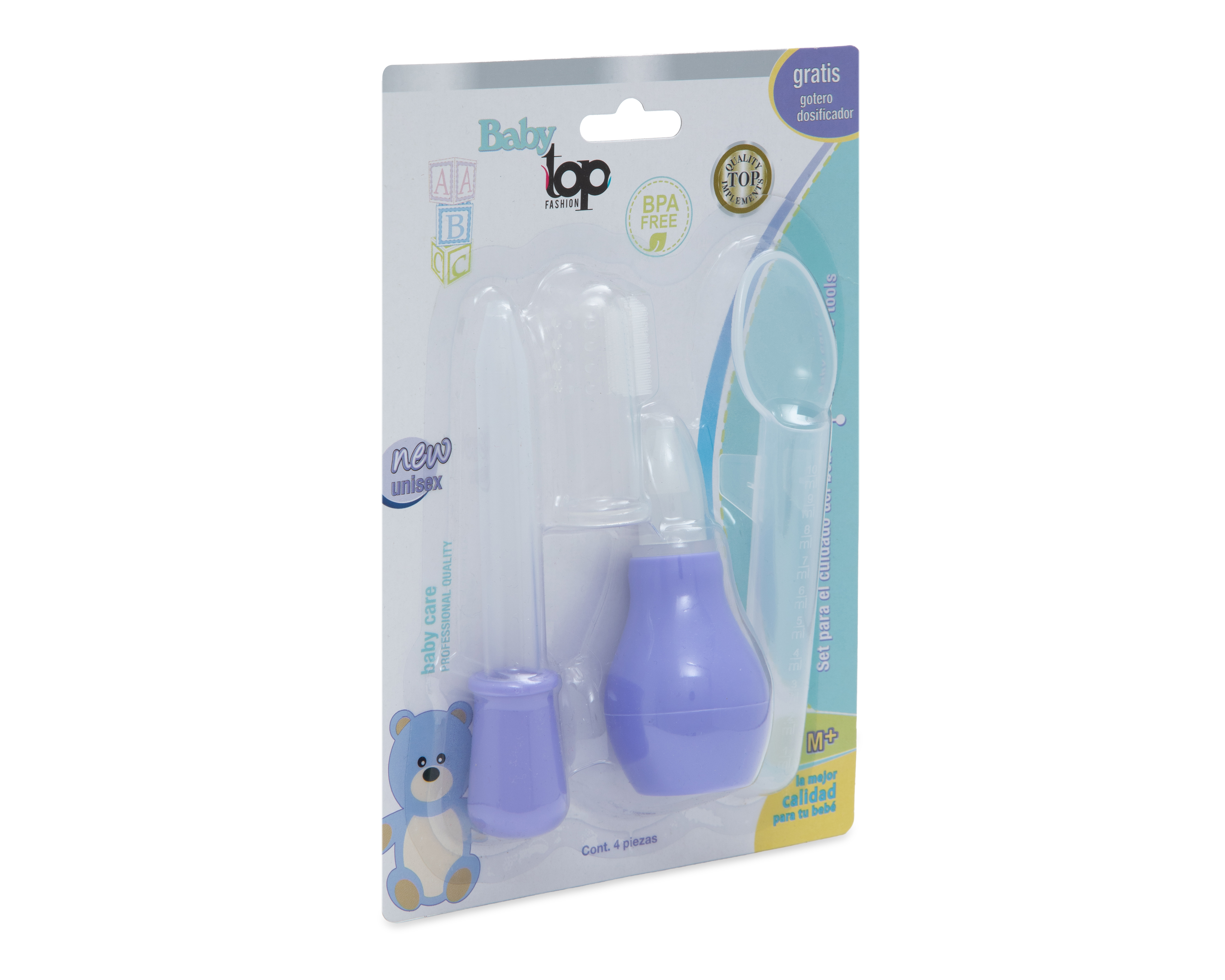 Foto 4 pulgar | Foto 3 | Kit de Aseo para Bebé Top Fashion 4 Piezas