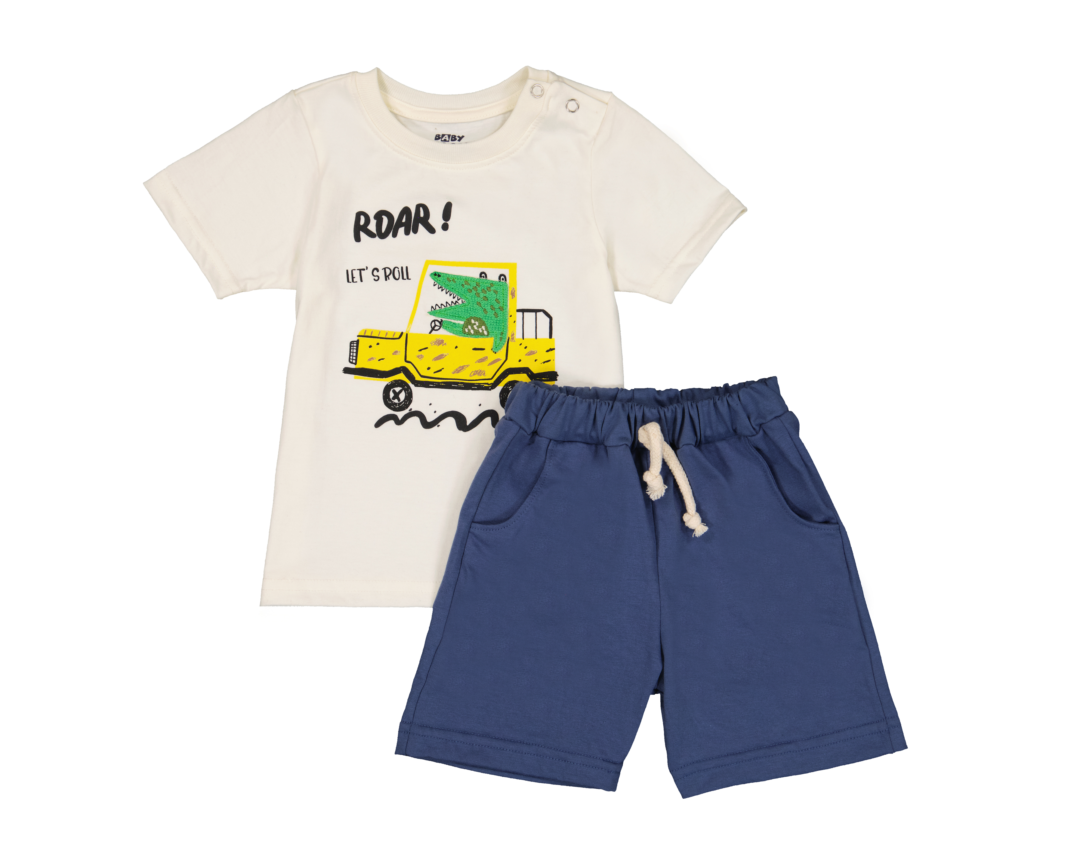 Foto 2 pulgar | Foto 1 | Playera y Short para Bebé Niño Baby Colors