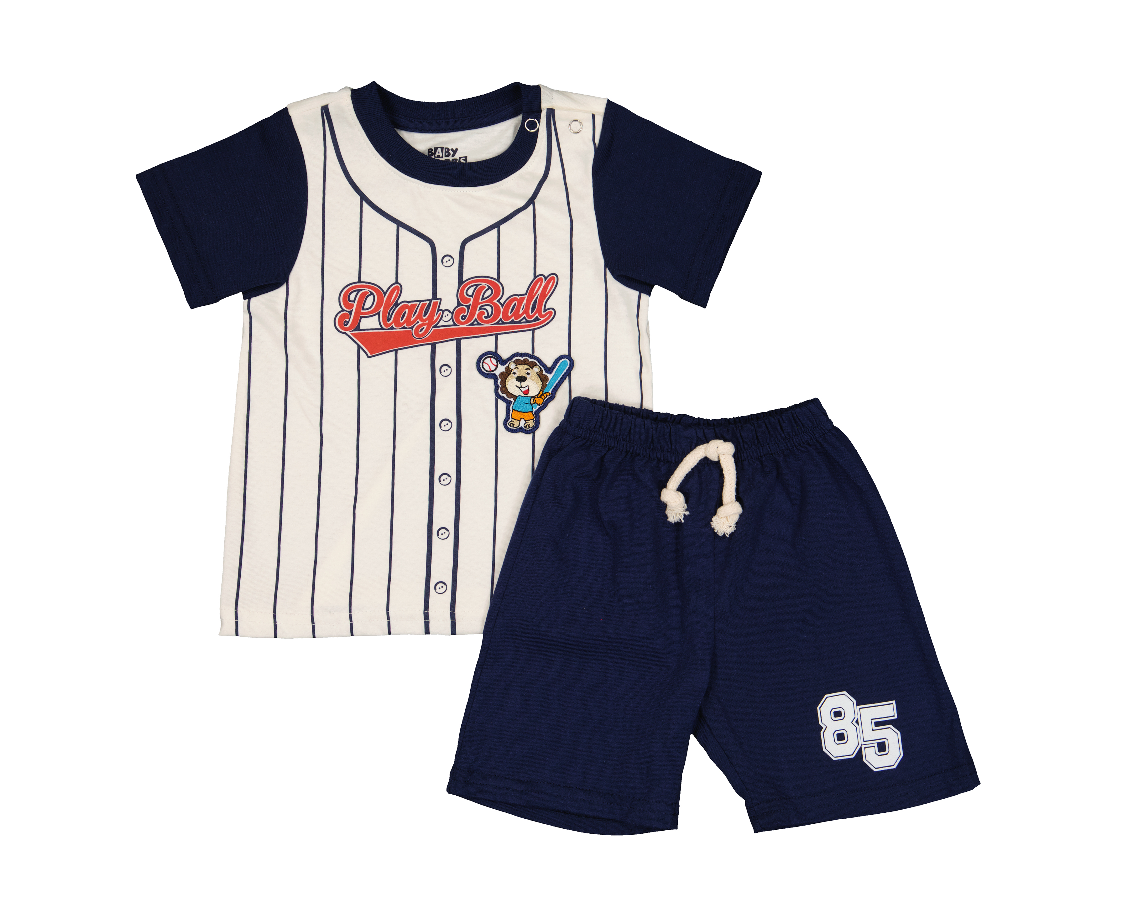Playera y Short para Bebé Niño Baby Colors