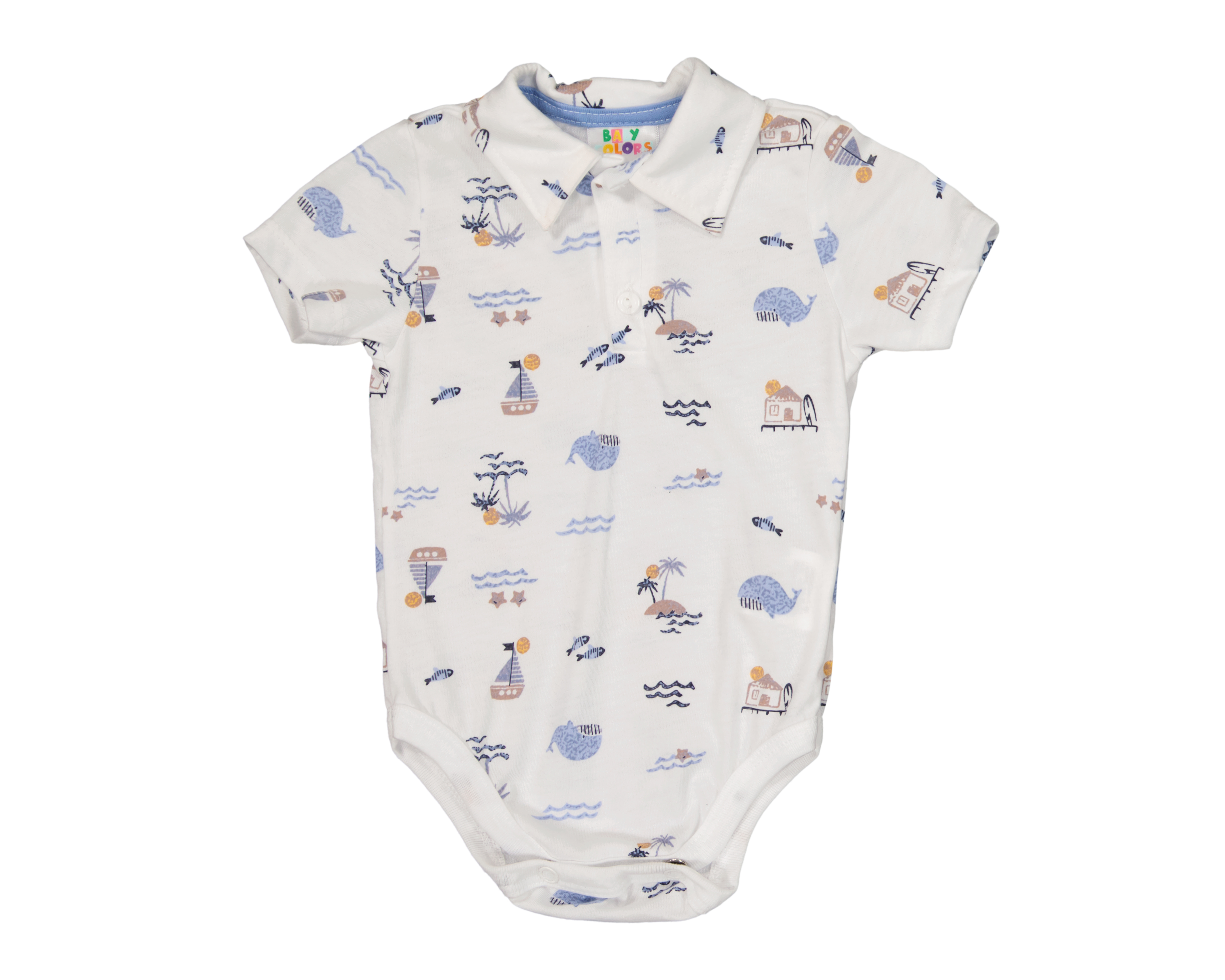 Foto 4 pulgar | Foto 3 | Conjunto de Algodón para Bebé Niño Baby Colors 3 Piezas