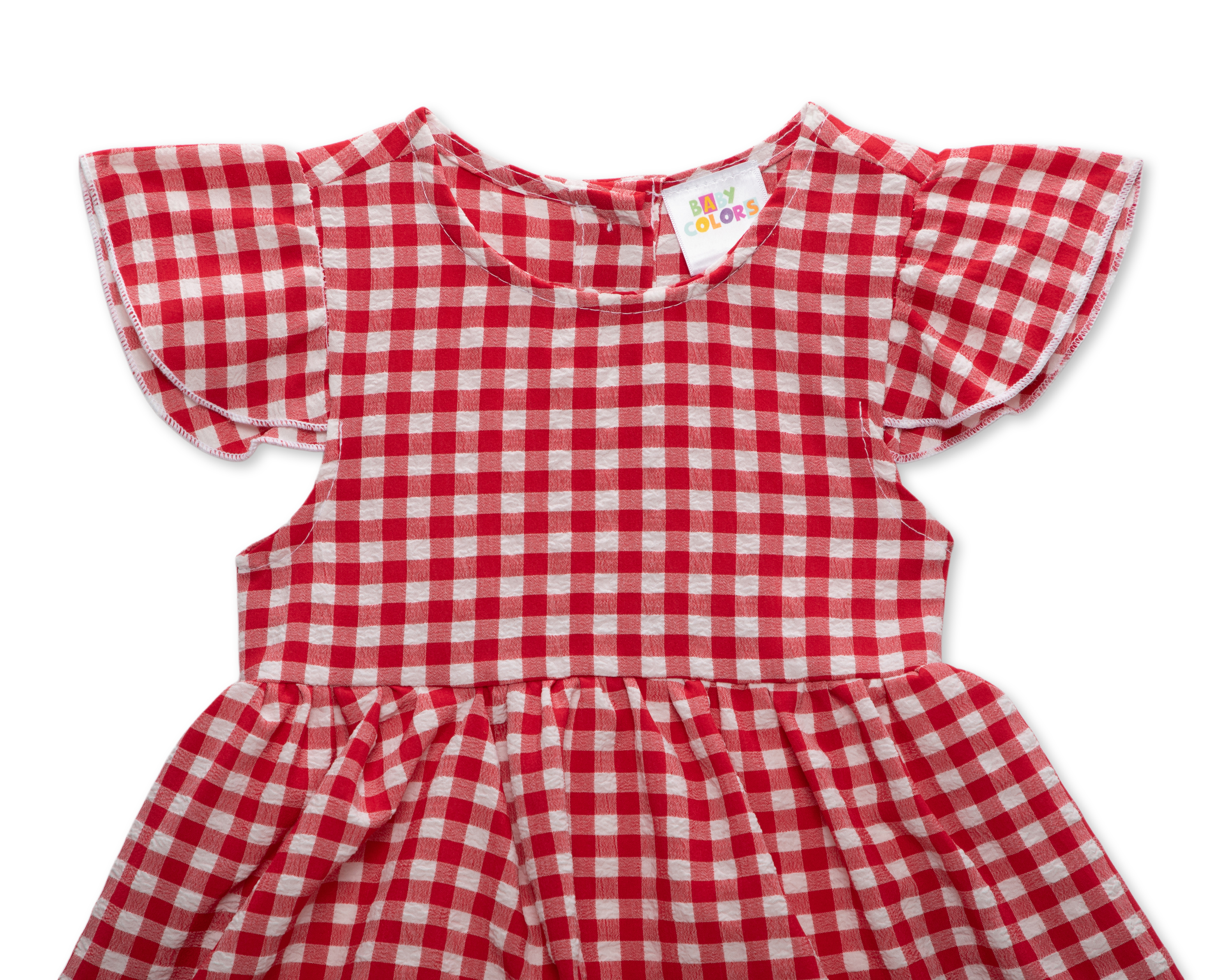 Foto 4 pulgar | Foto 3 | Jumper para Bebé Niña Baby Colors a Cuadros