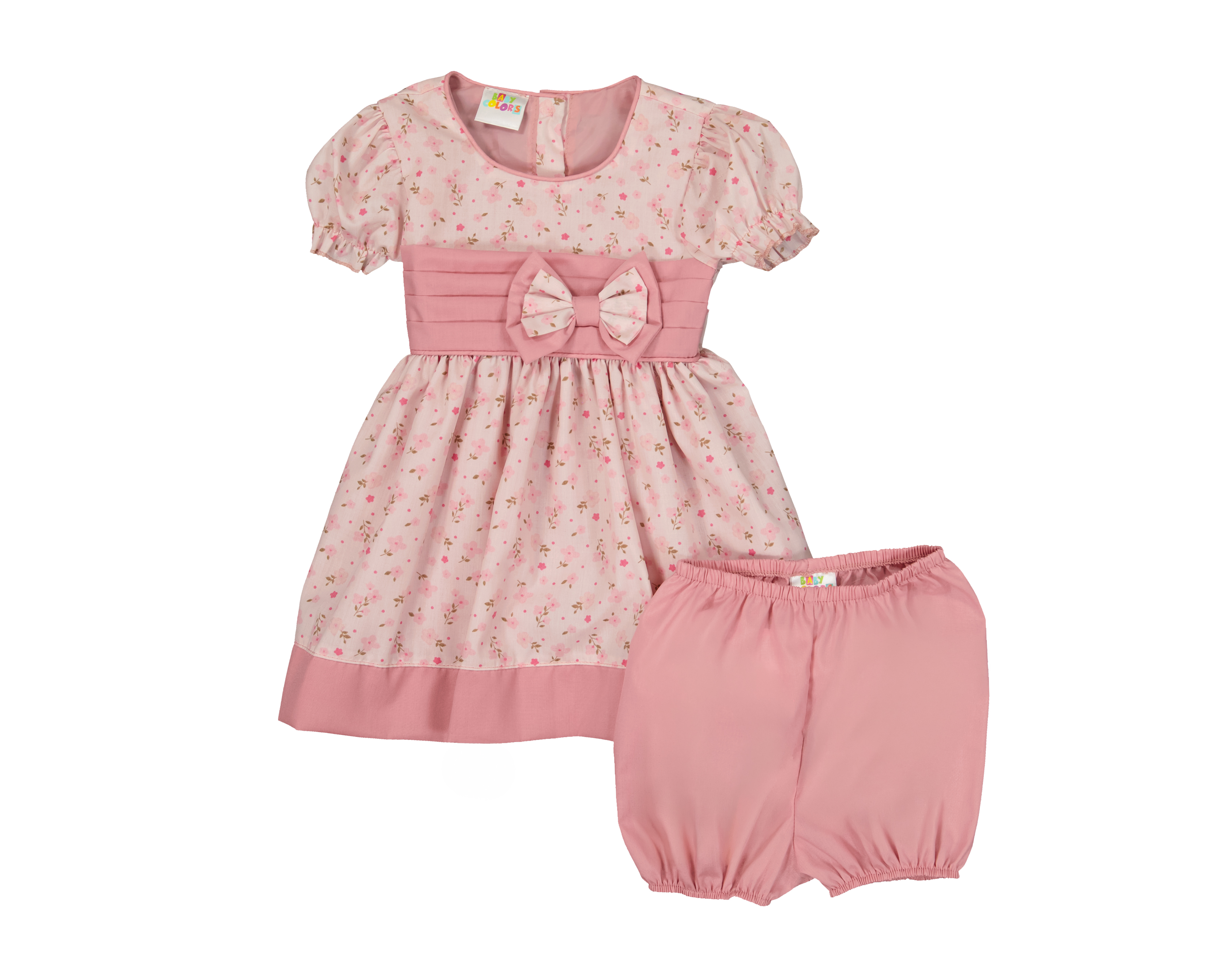 Vestido para Bebé Niña Baby Colors con Calzón