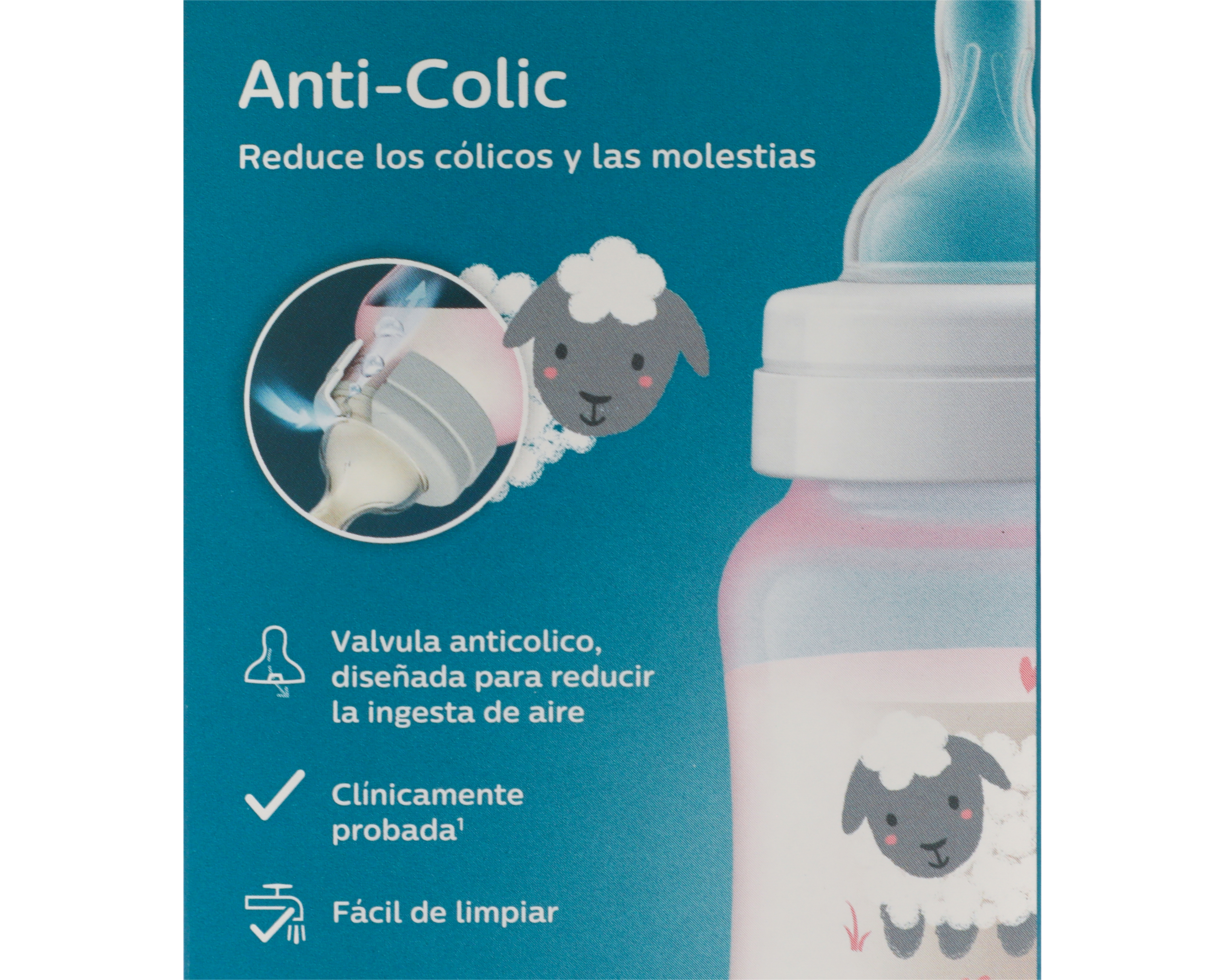 Foto 6 pulgar | Foto 5 | Biberón Avent Anticólico Rosa 9 oz