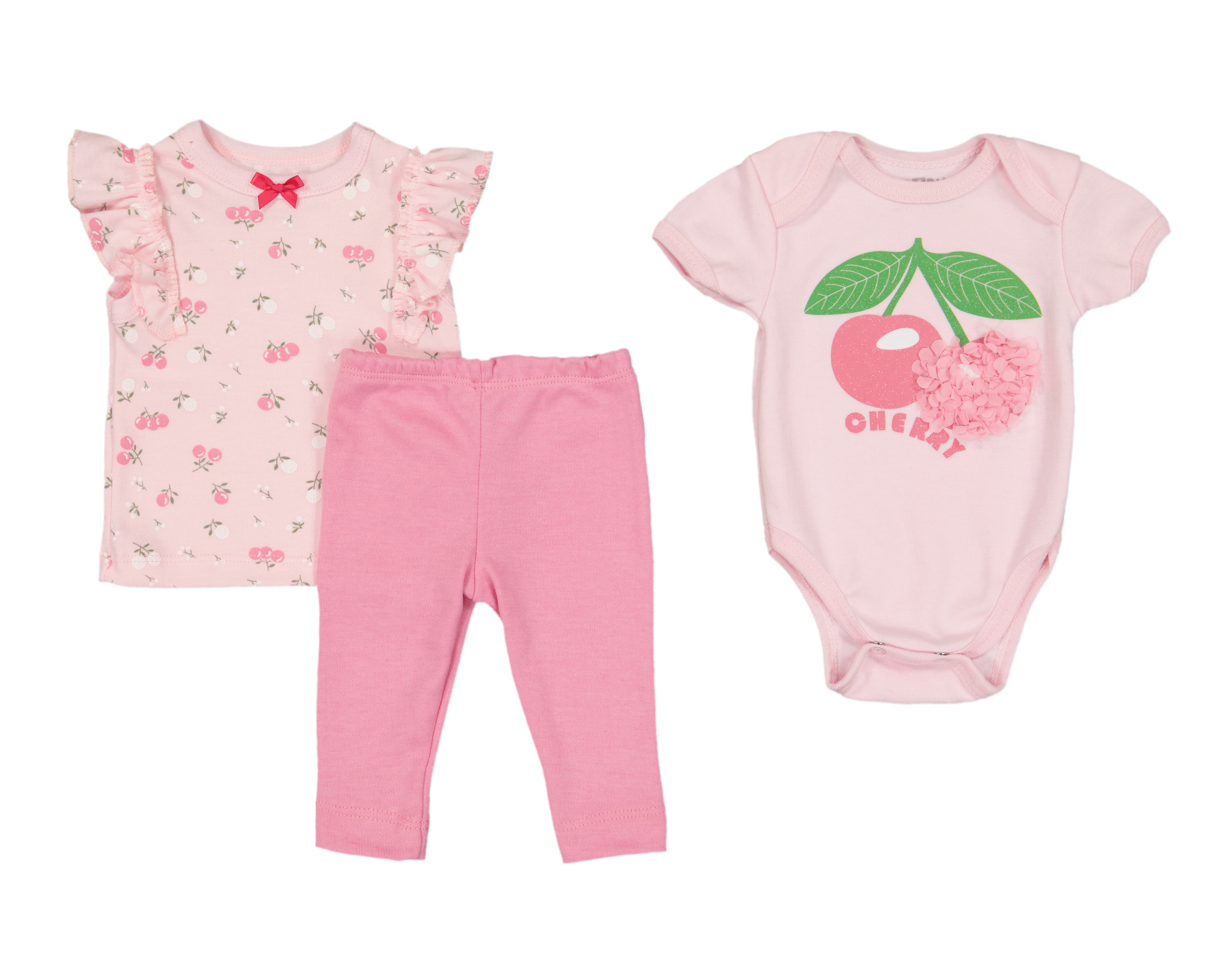 Foto 1 | Foto 1 | Conjunto para Bebé Niña Baby Colors 3 Piezas