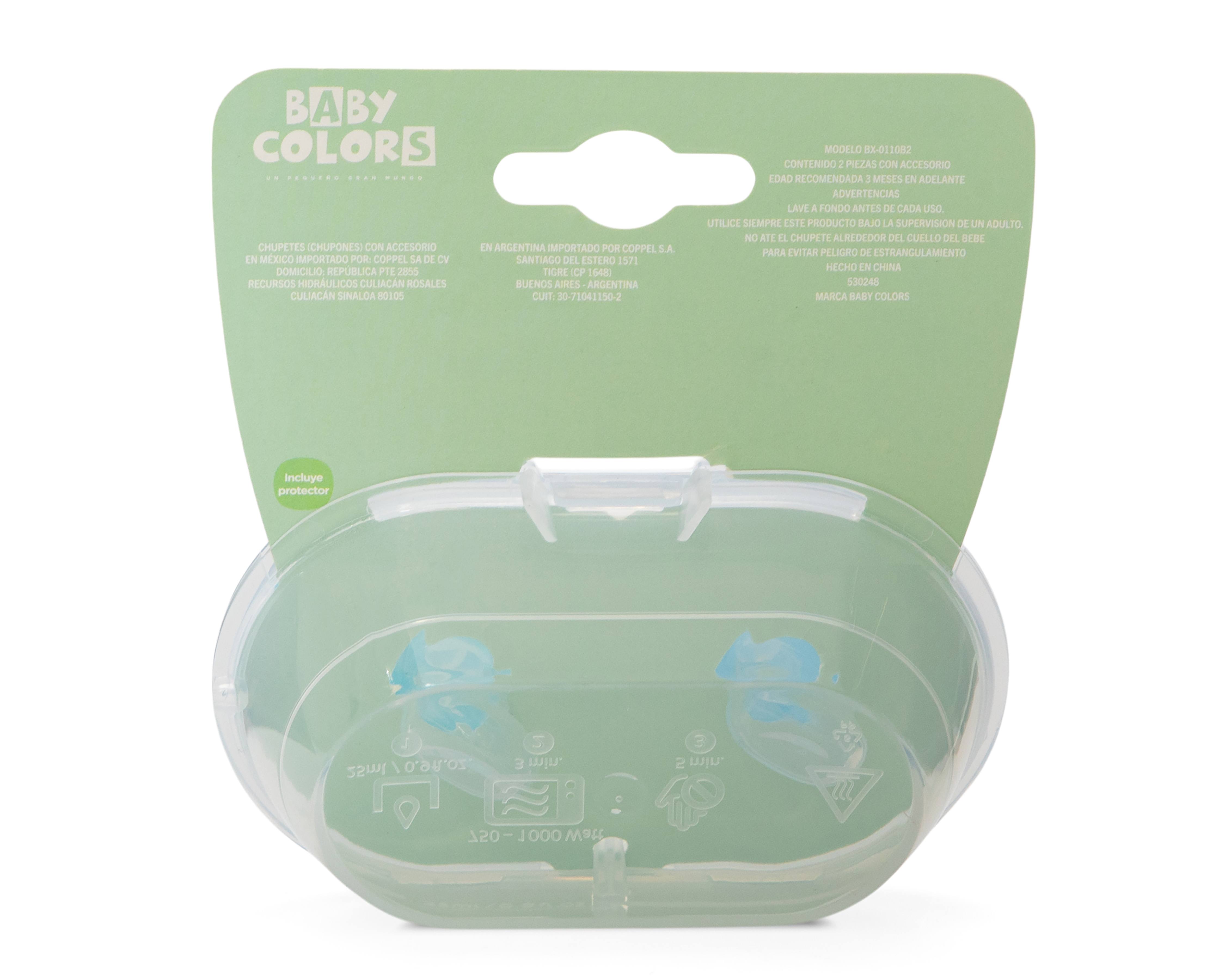 Foto 3 pulgar | Foto 2 | Chupón Ultra Suave Baby Colors 3 Piezas