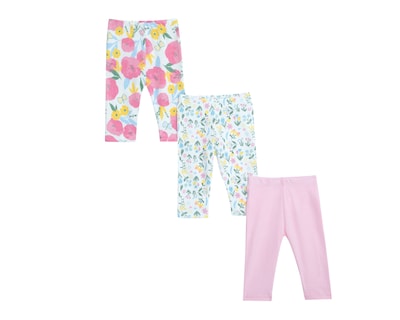 Foto 2 | Foto 2 | Leggings para Bebé Niña Baby Colors de Algodón Liso 3 Piezas