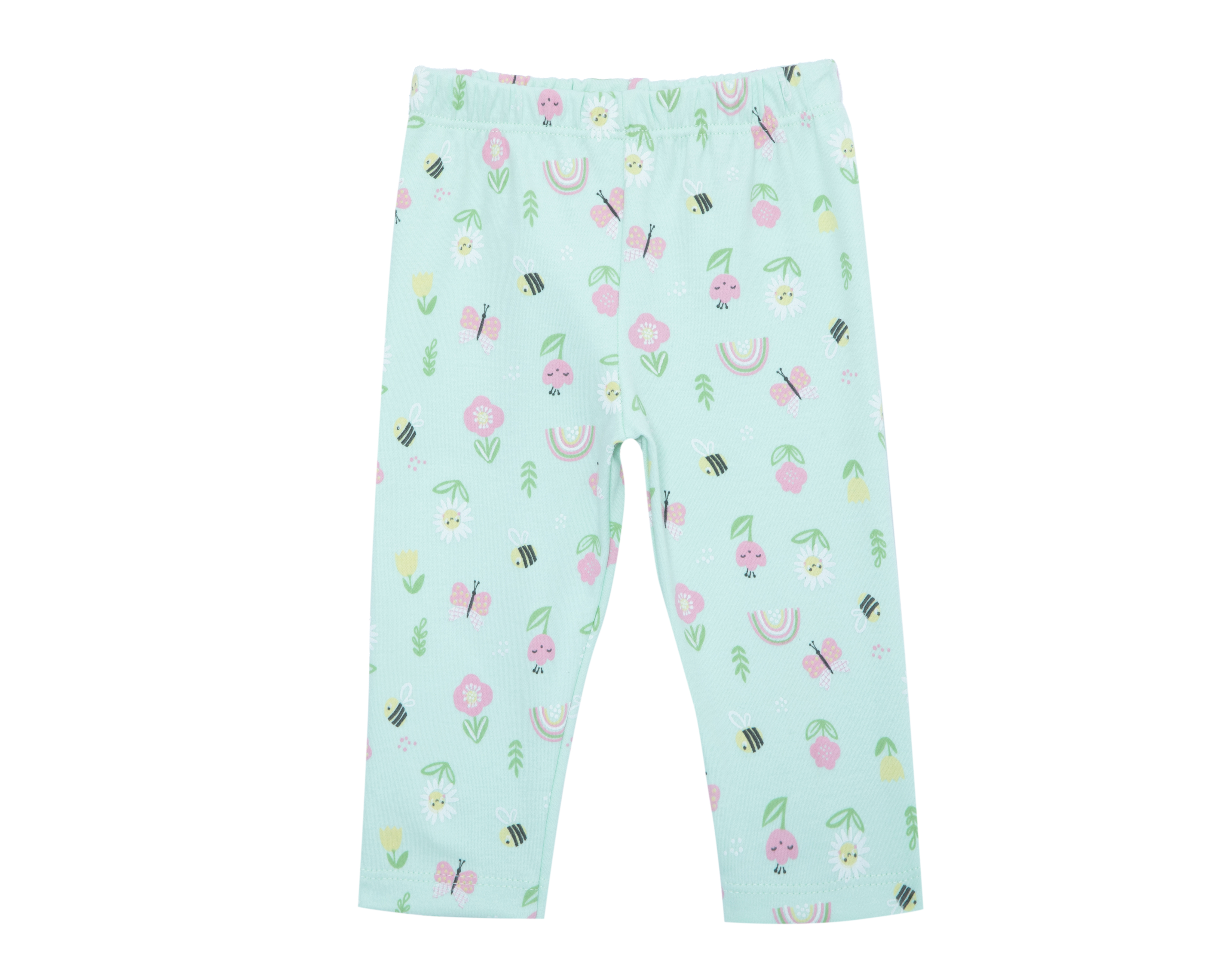 Foto 4 pulgar | Foto 3 | Leggings para Bebé Niña Baby Colors de Algodón Liso 3 Piezas