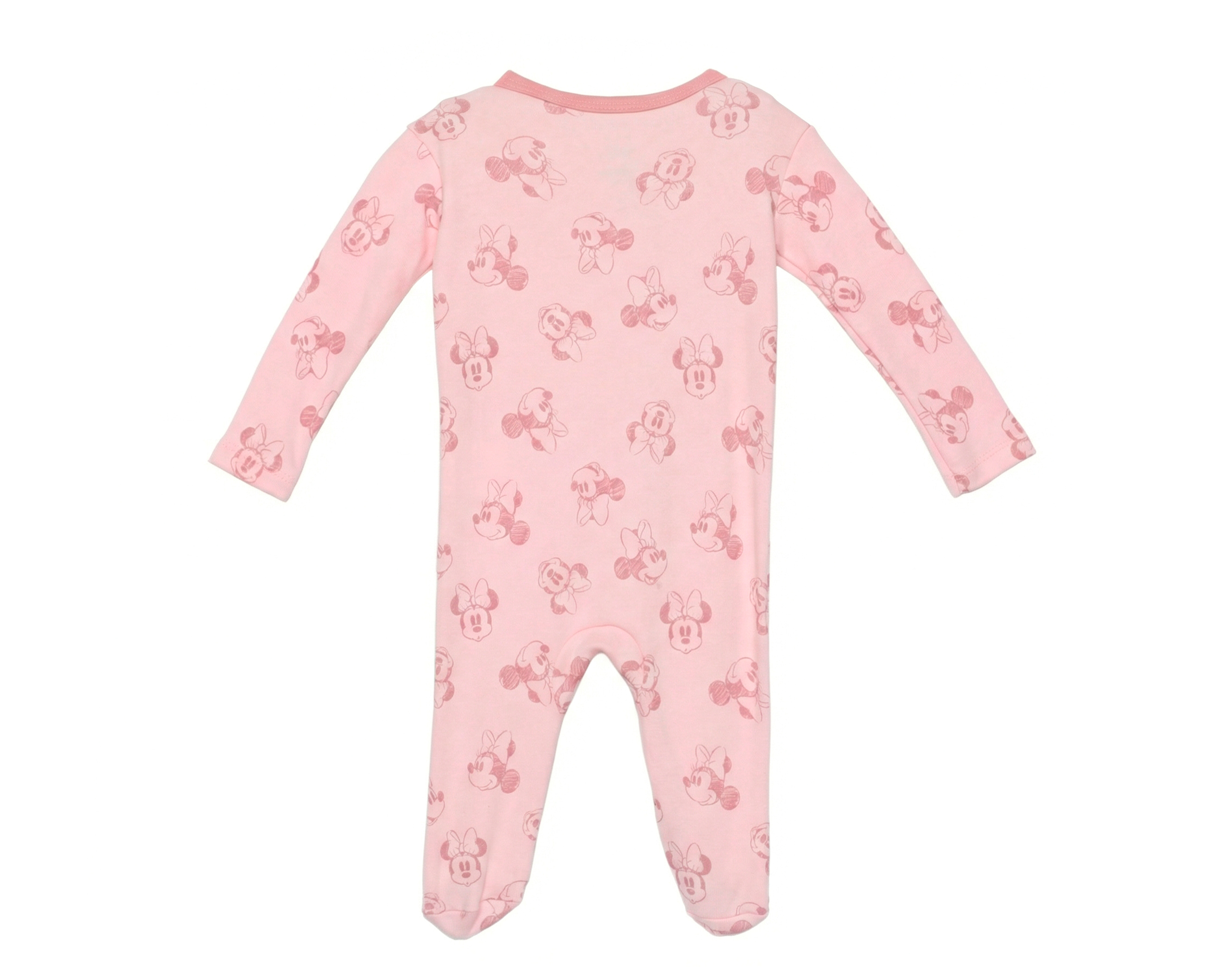 Foto 2 | Foto 2 | Mameluco para Bebé Niña Disney Baby de Algodón Rosa