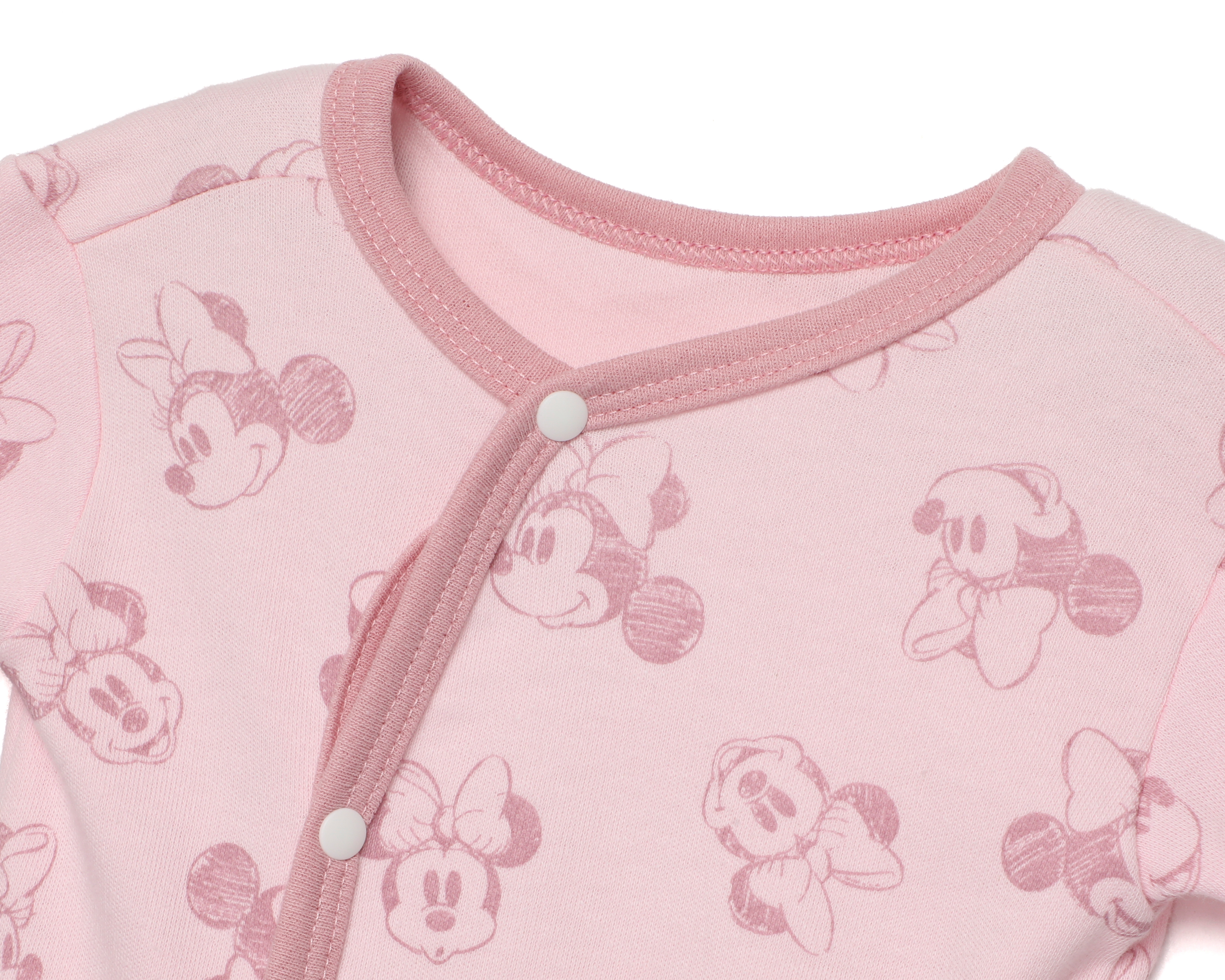 Foto 3 | Foto 3 | Mameluco para Bebé Niña Disney Baby de Algodón Rosa