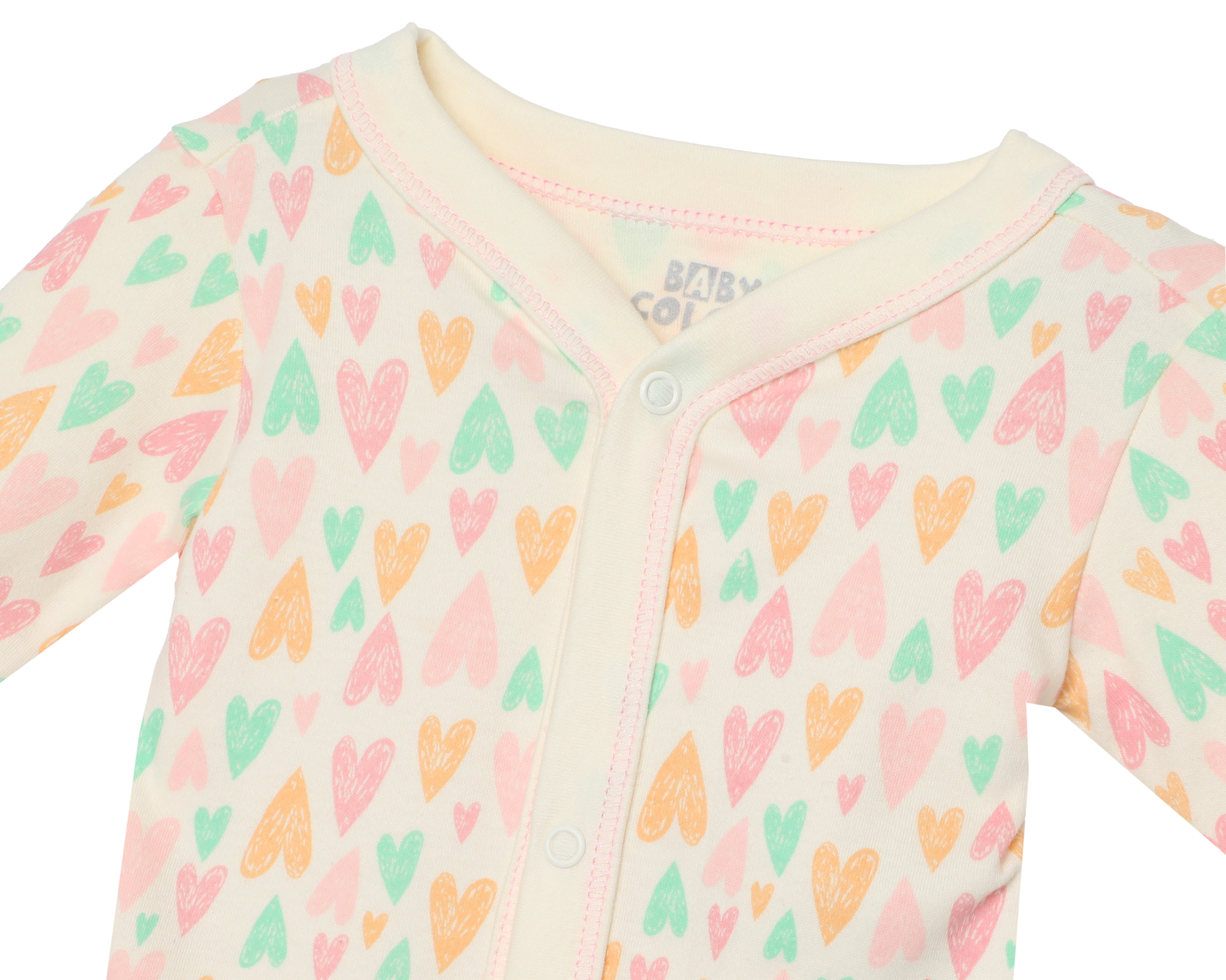 Foto 4 pulgar | Foto 3 | Mameluco para Bebé Niña Baby Colors de Algodón