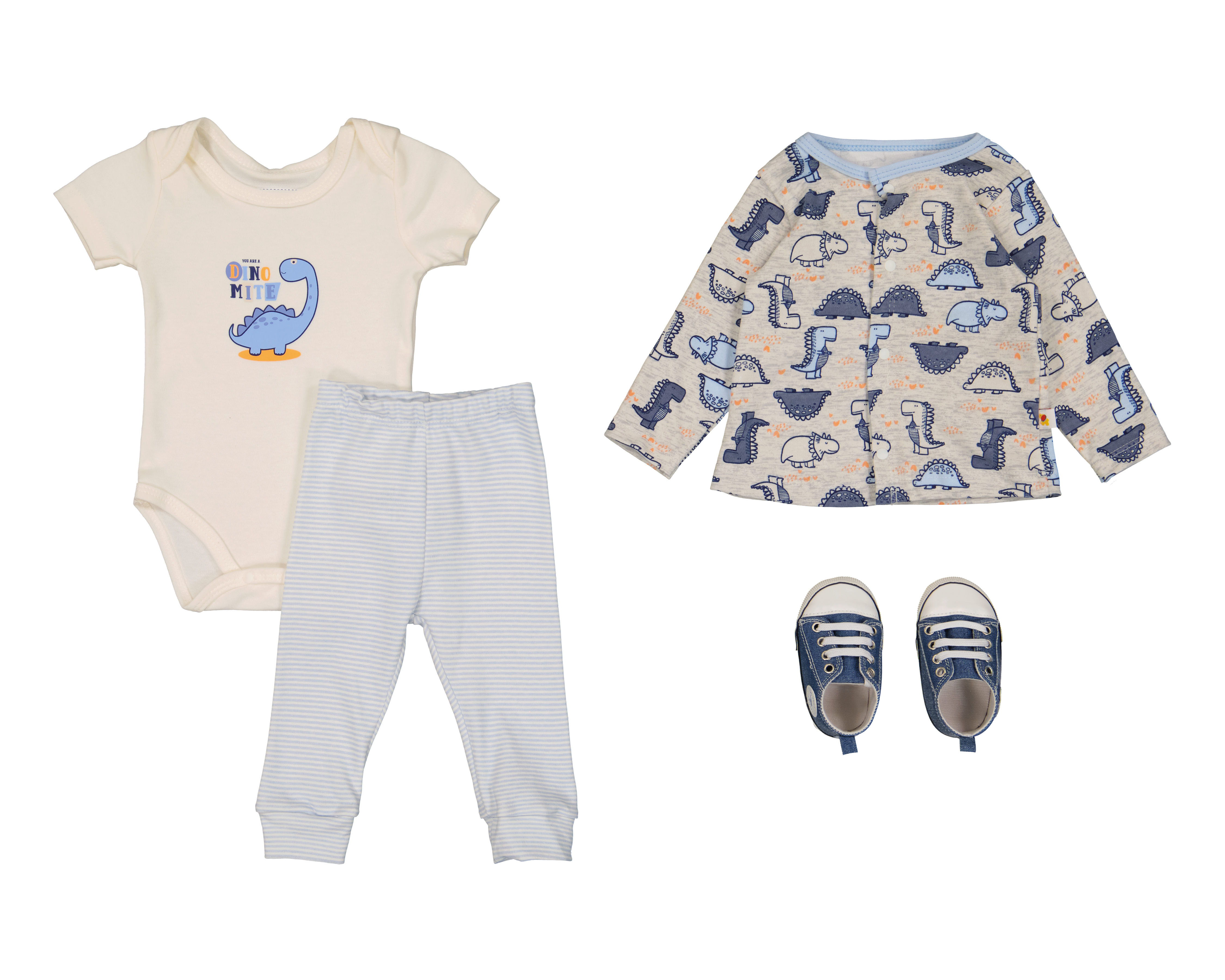 Conjunto de Algodón para Bebé Niño Baby Circus 4 Piezas