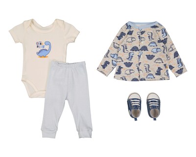 Foto 1 | Foto 1 | Conjunto de Algodón para Bebé Niño Baby Circus 4 Piezas