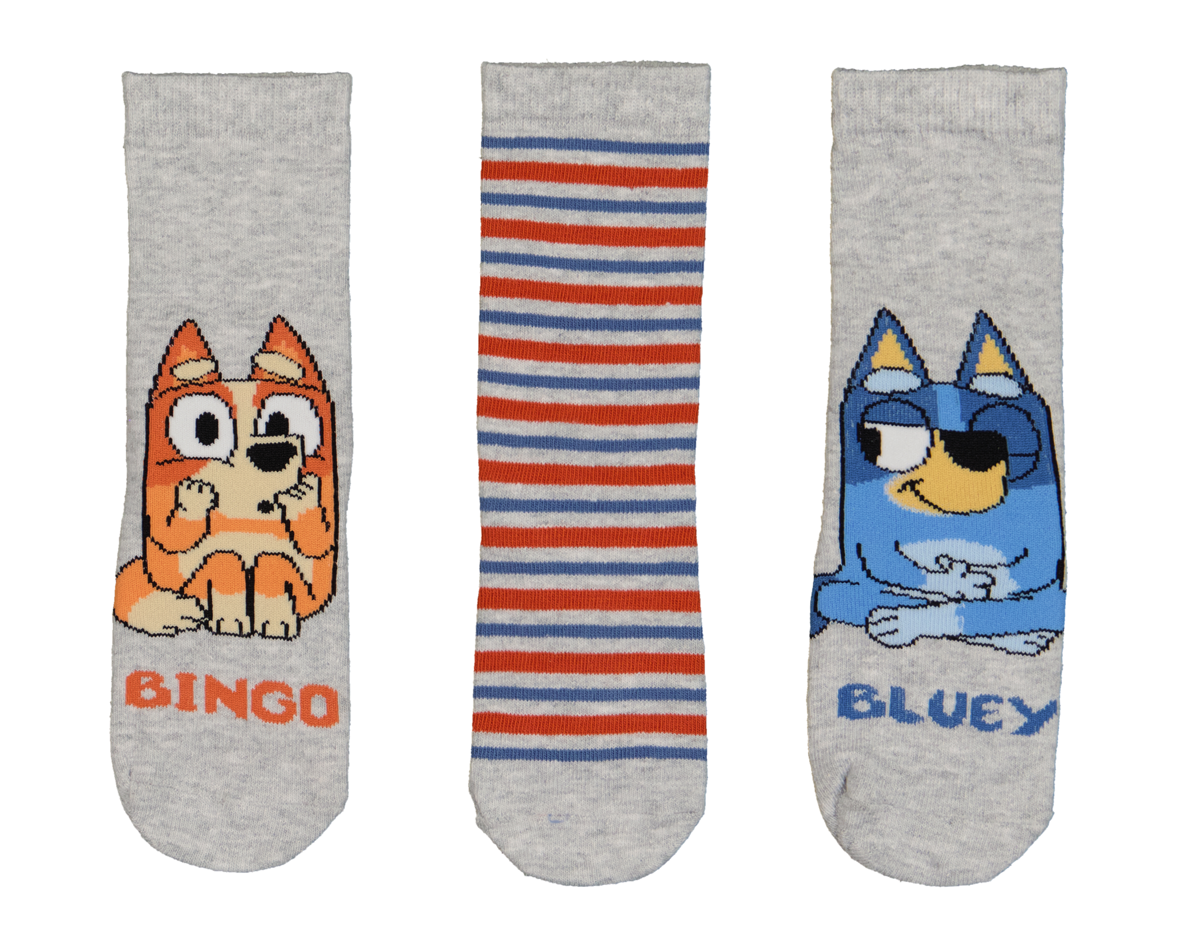 Foto 1 | Foto 1 | Calcetines para Bebé Niño Bluey 3 Pares