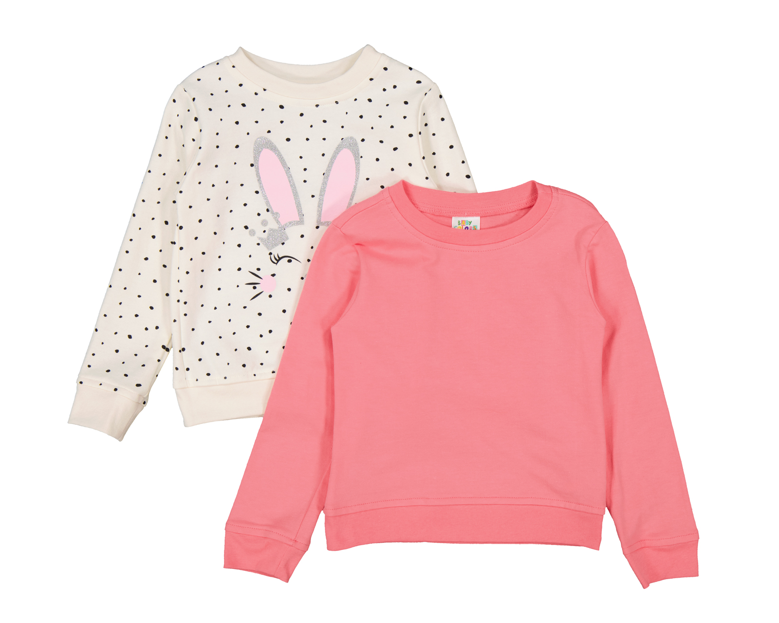 Sudadera Baby Colors para Bebé Niña 2 Piezas
