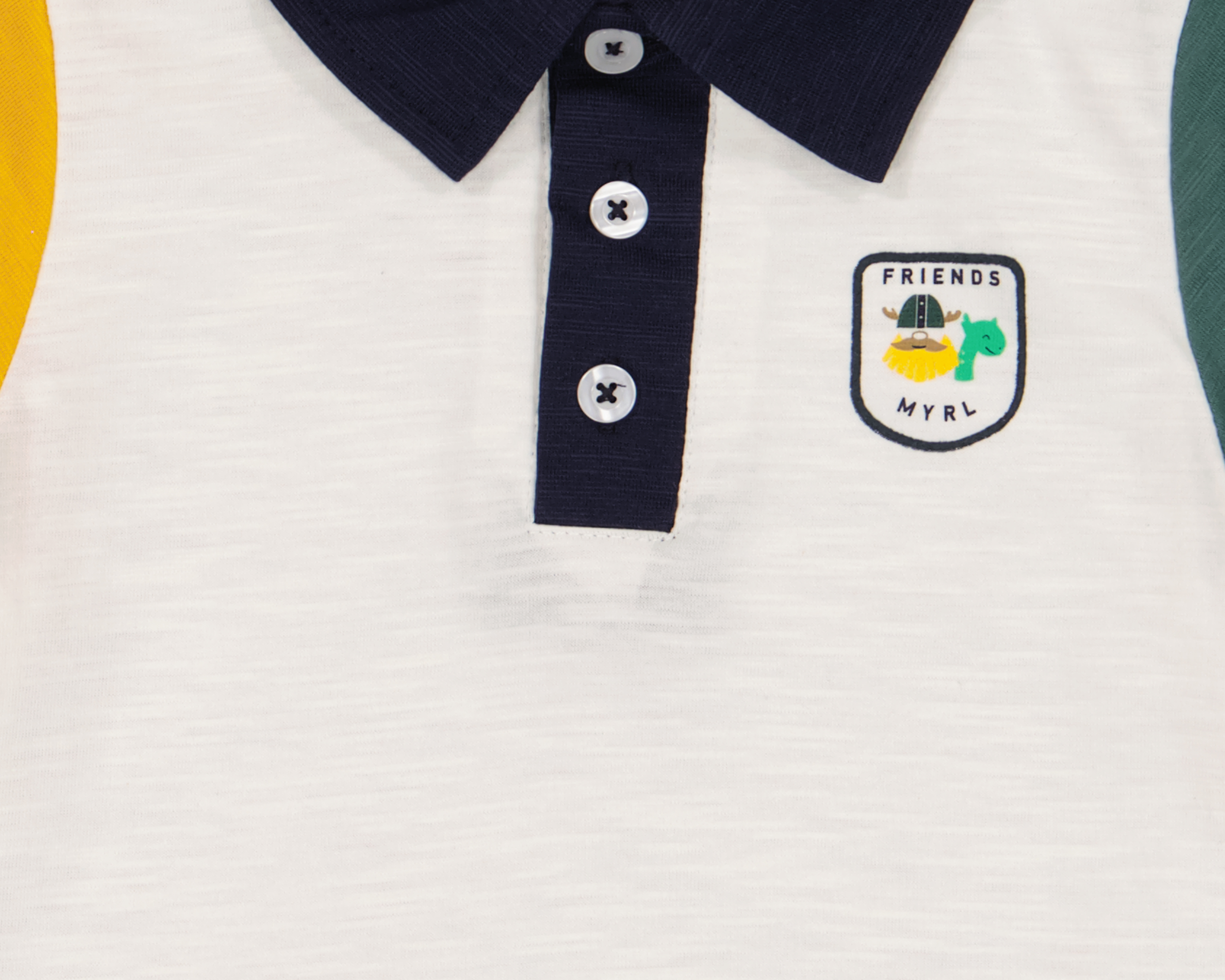 Foto 3 | Foto 3 | Playera Polo para Bebé Niño Baby Colors Multicolor