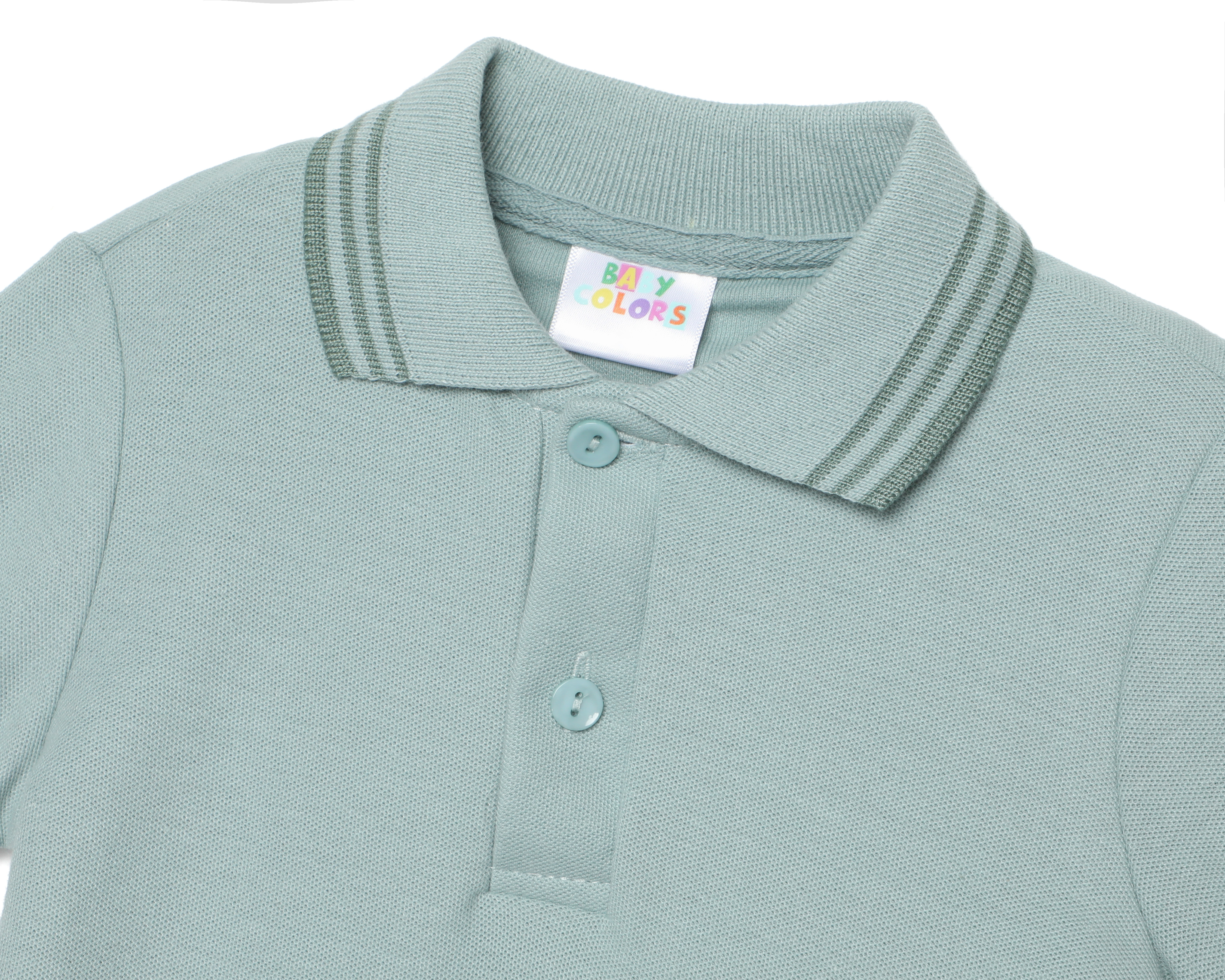 Foto 4 pulgar | Foto 3 | Playera para Bebé Niño Baby Colors Verde Menta