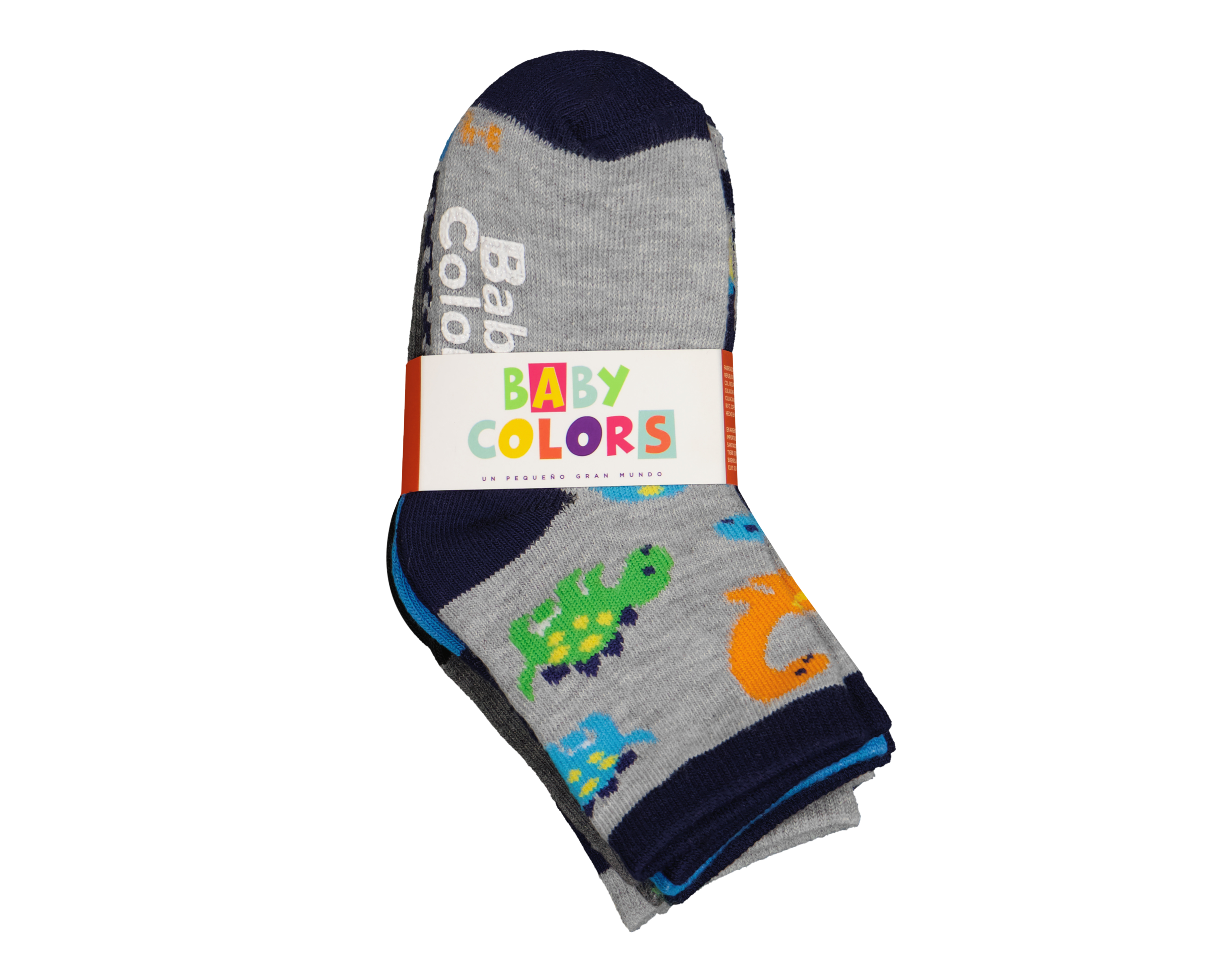 Foto 4 pulgar | Foto 3 | Calcetas Baby Colors para Bebé Niño 6 Pares