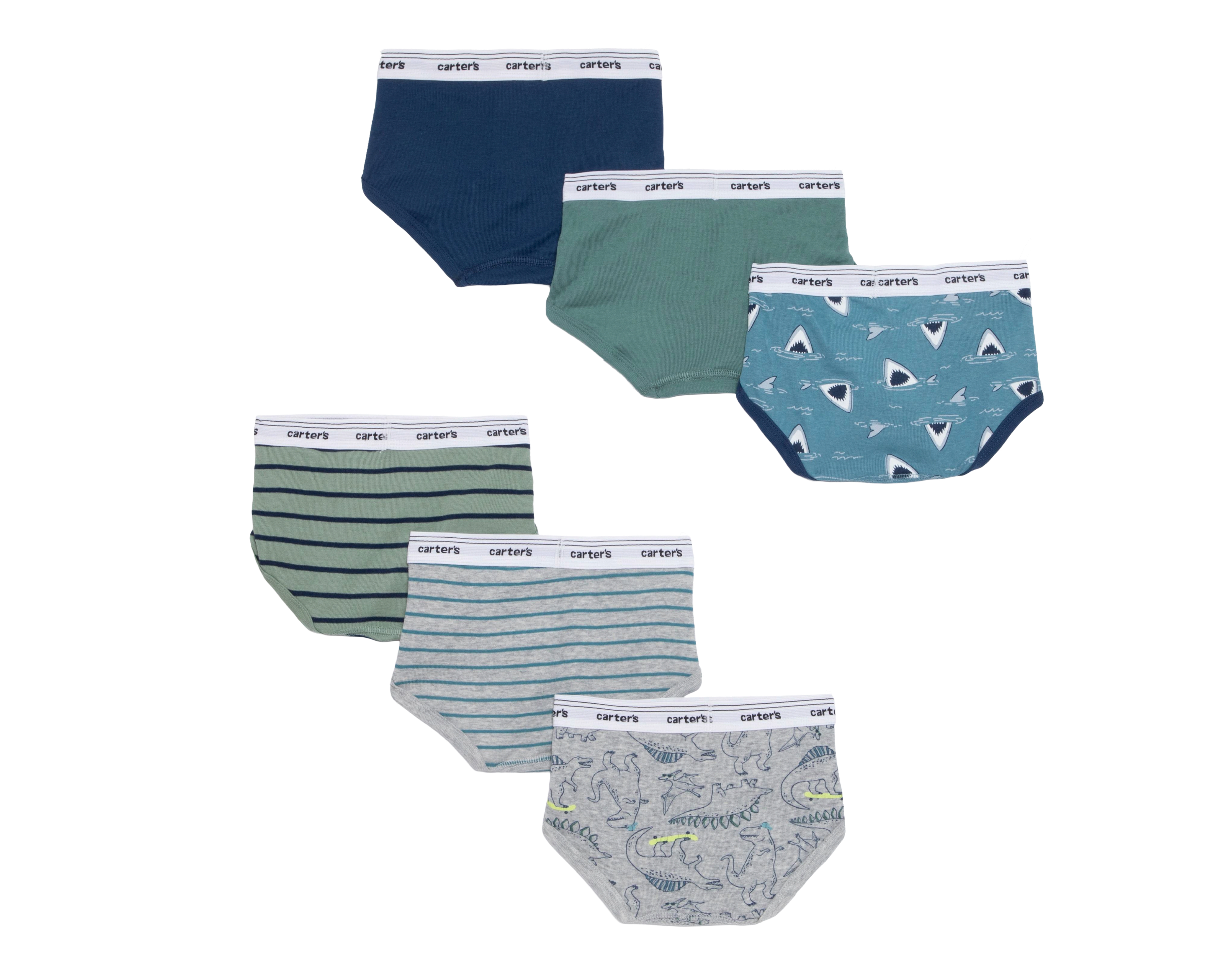 Foto 2 | Foto 2 | Boxer Carter's para Niño 6 Piezas