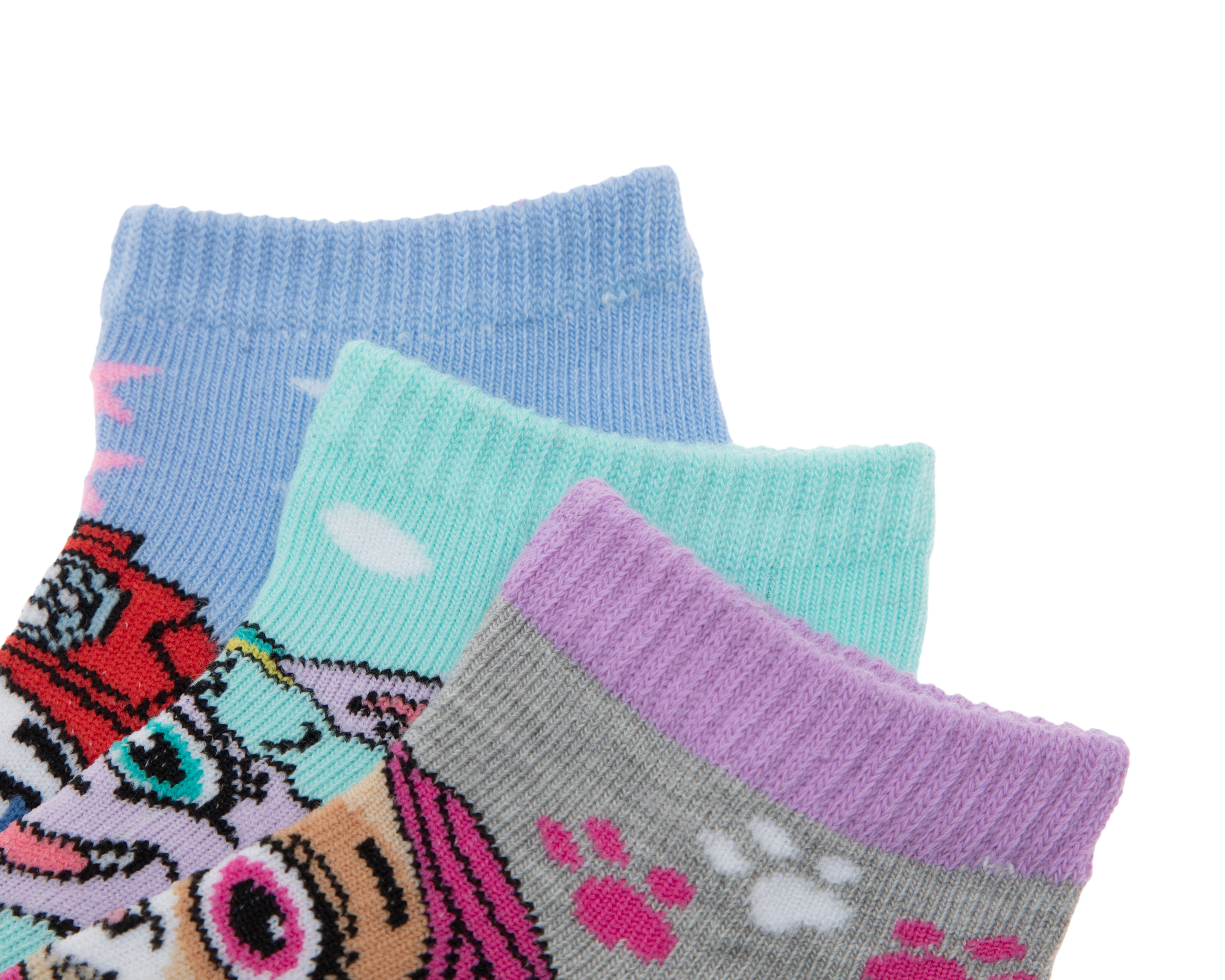 Foto 3 pulgar | Foto 2 | Calcetas para Bebé Niña Paw Patrol 3 Pares