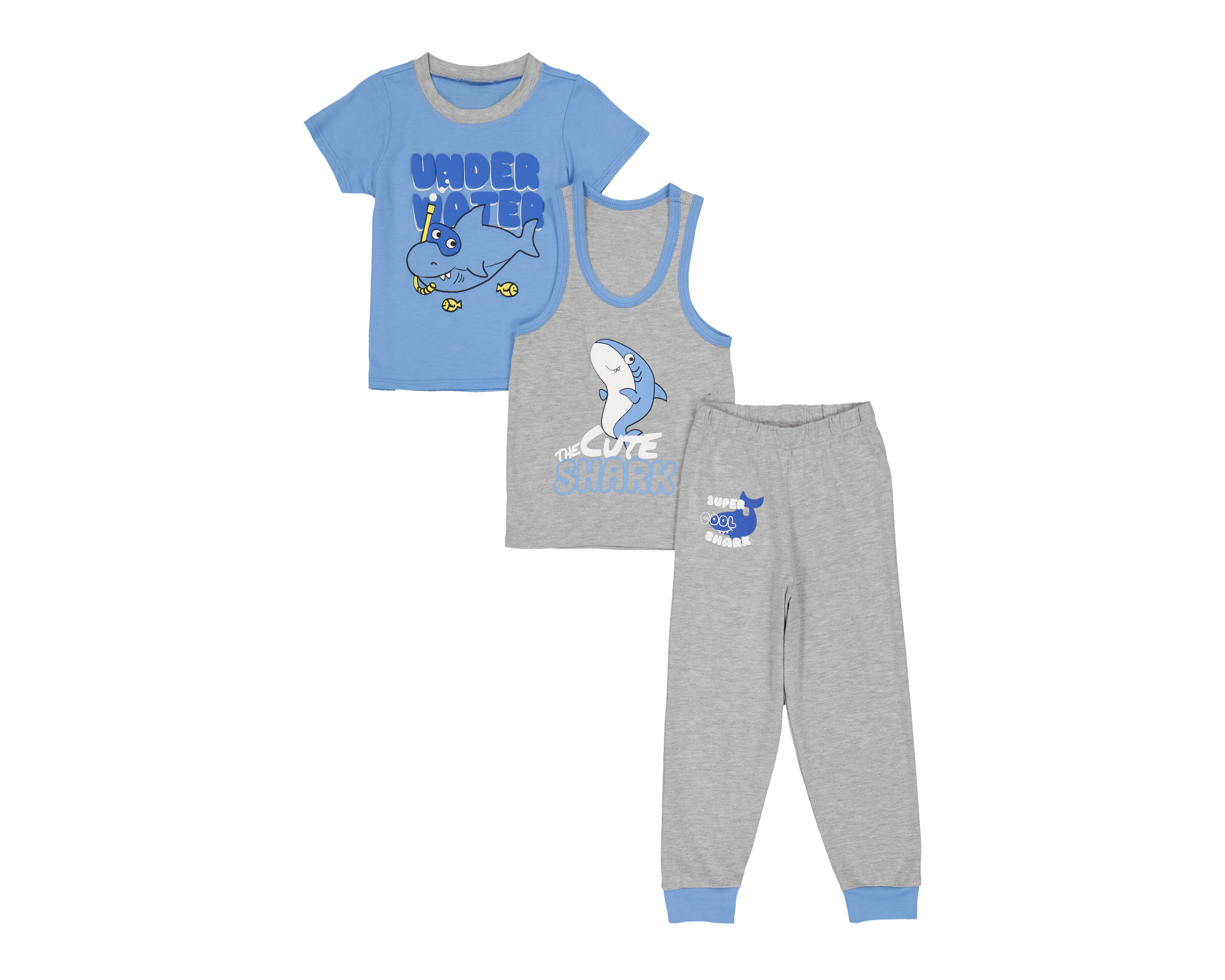 Foto 1 | Foto 1 | Pijama para Bebé Niño Baby Colors 3 Piezas