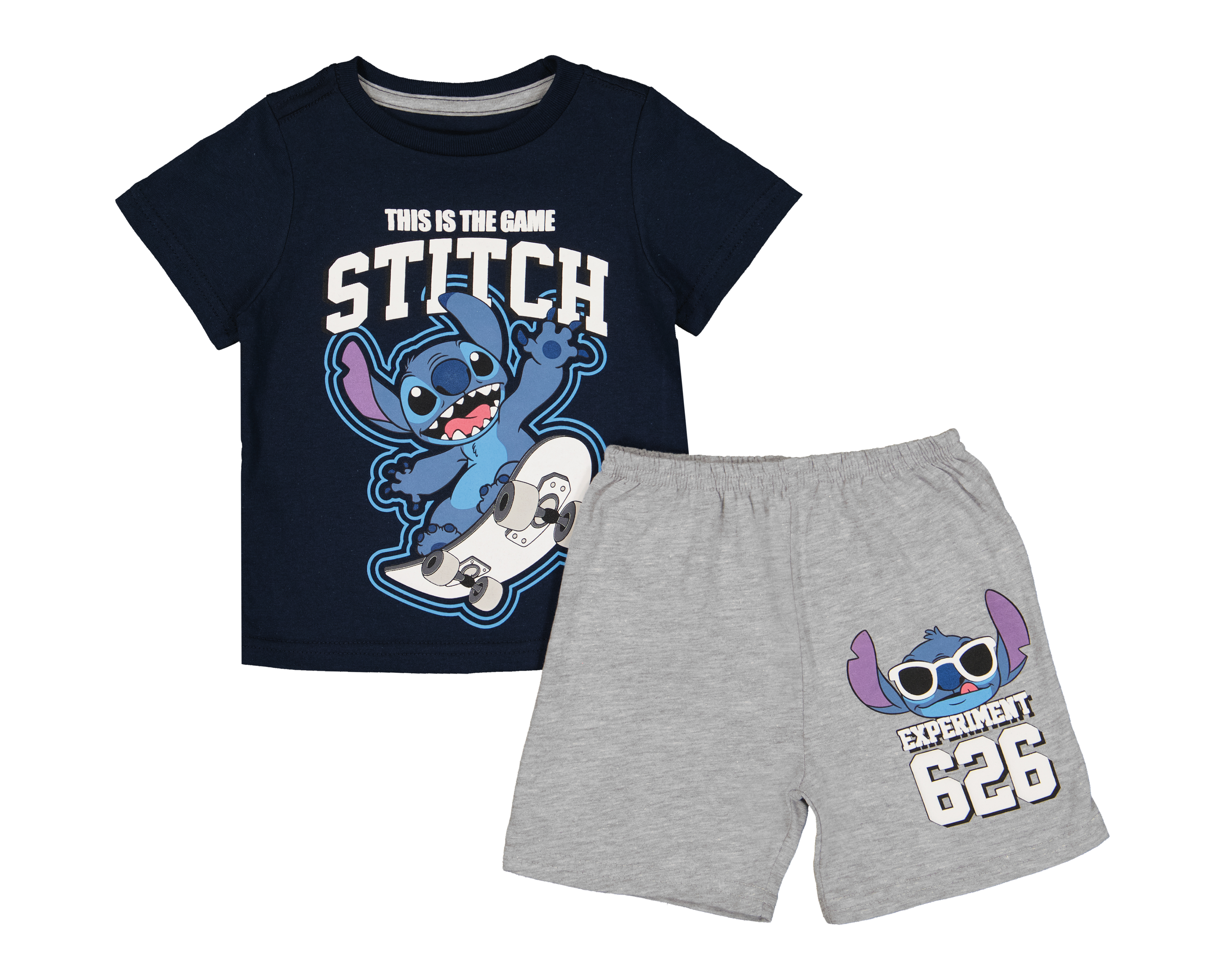 Short y Playera de Algodón para Bebé Niño Disney